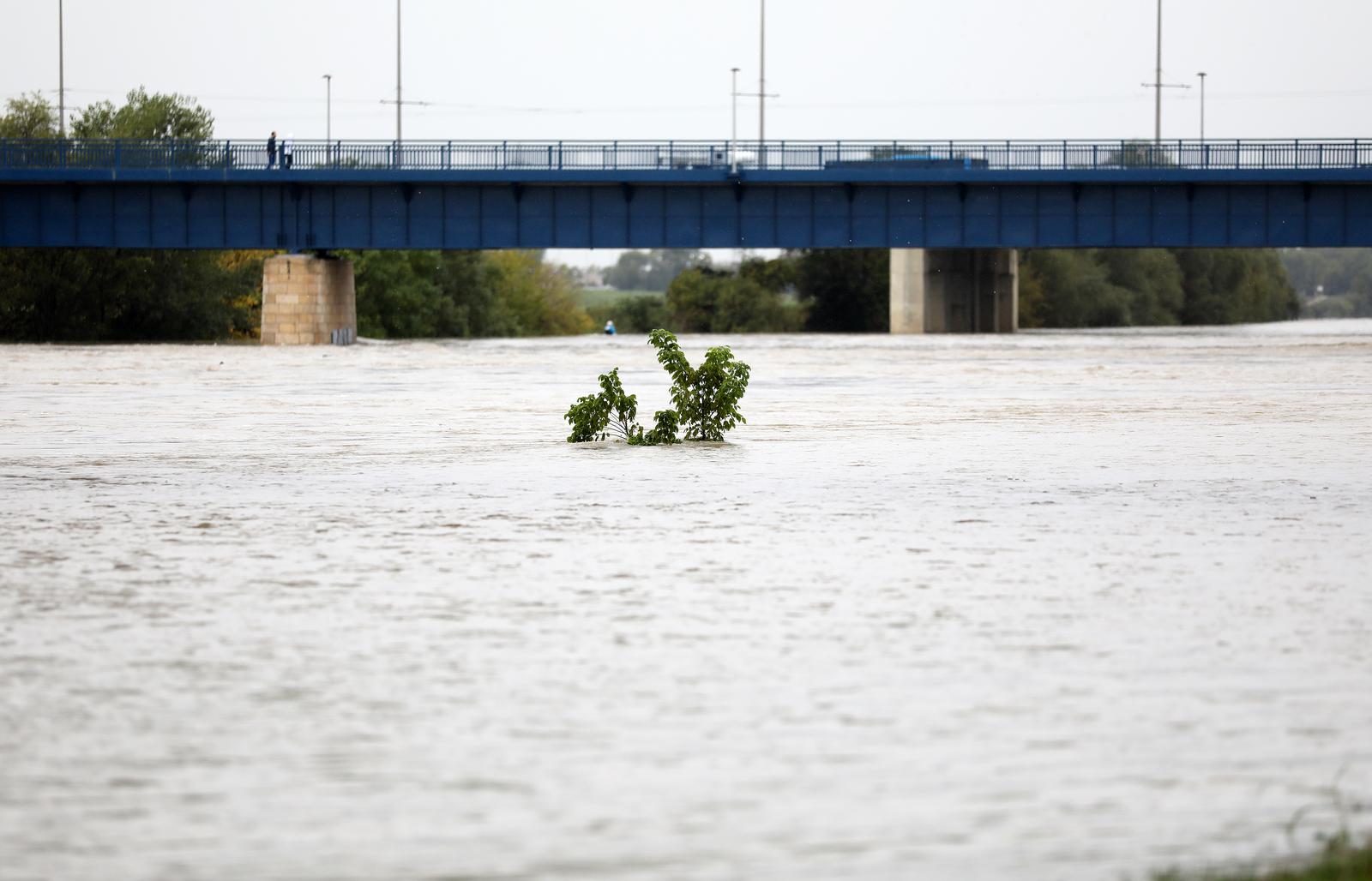 17.09.2022., Zagreb, Raste vodostaj Save kod Zagreba Photo: Emica Elvedji/PIXSELL