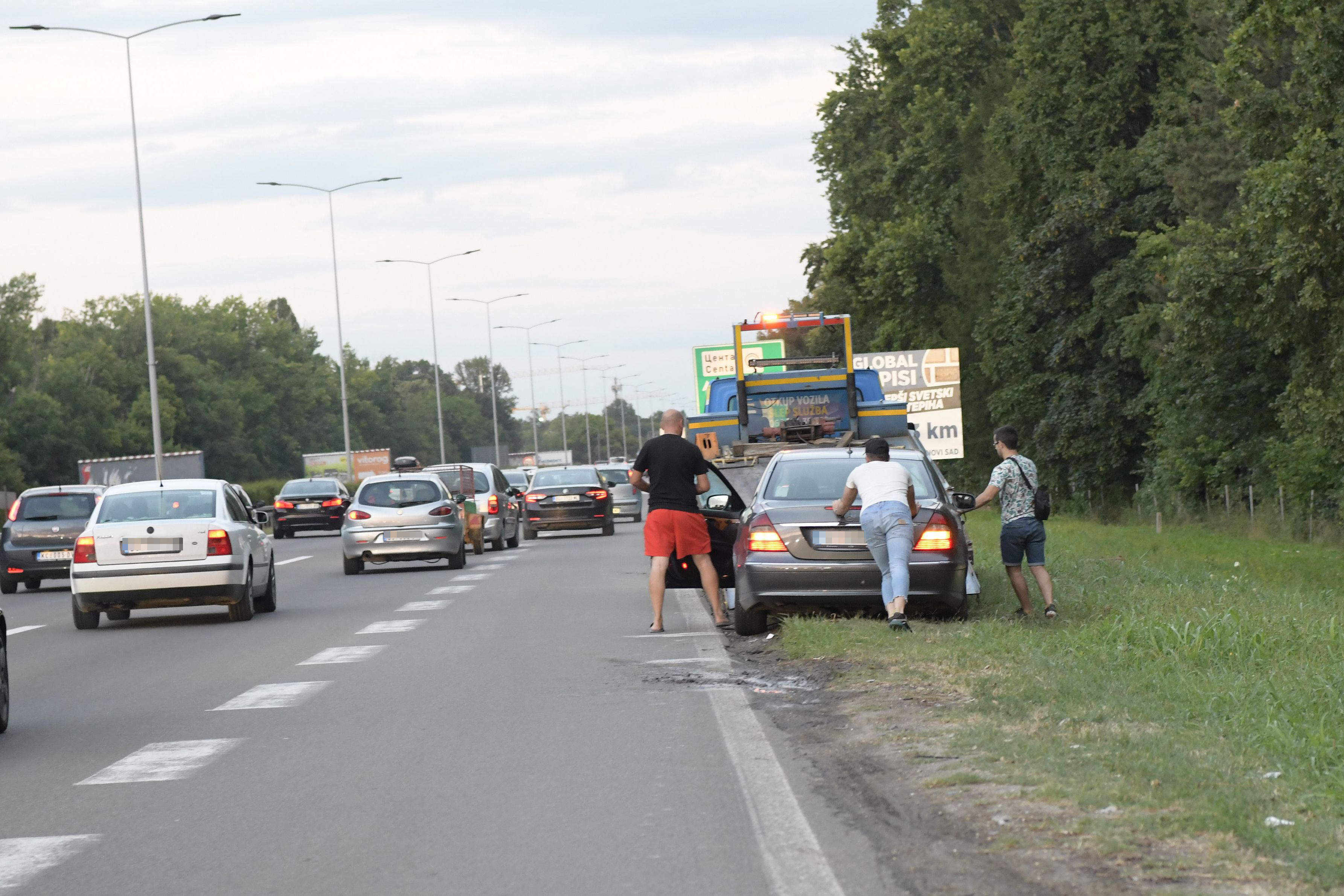 Beograd 10.07.2022. Lančani sudar, autoput, saobraćajna nesreća Foto: Goran Srdanov/Nova.rs