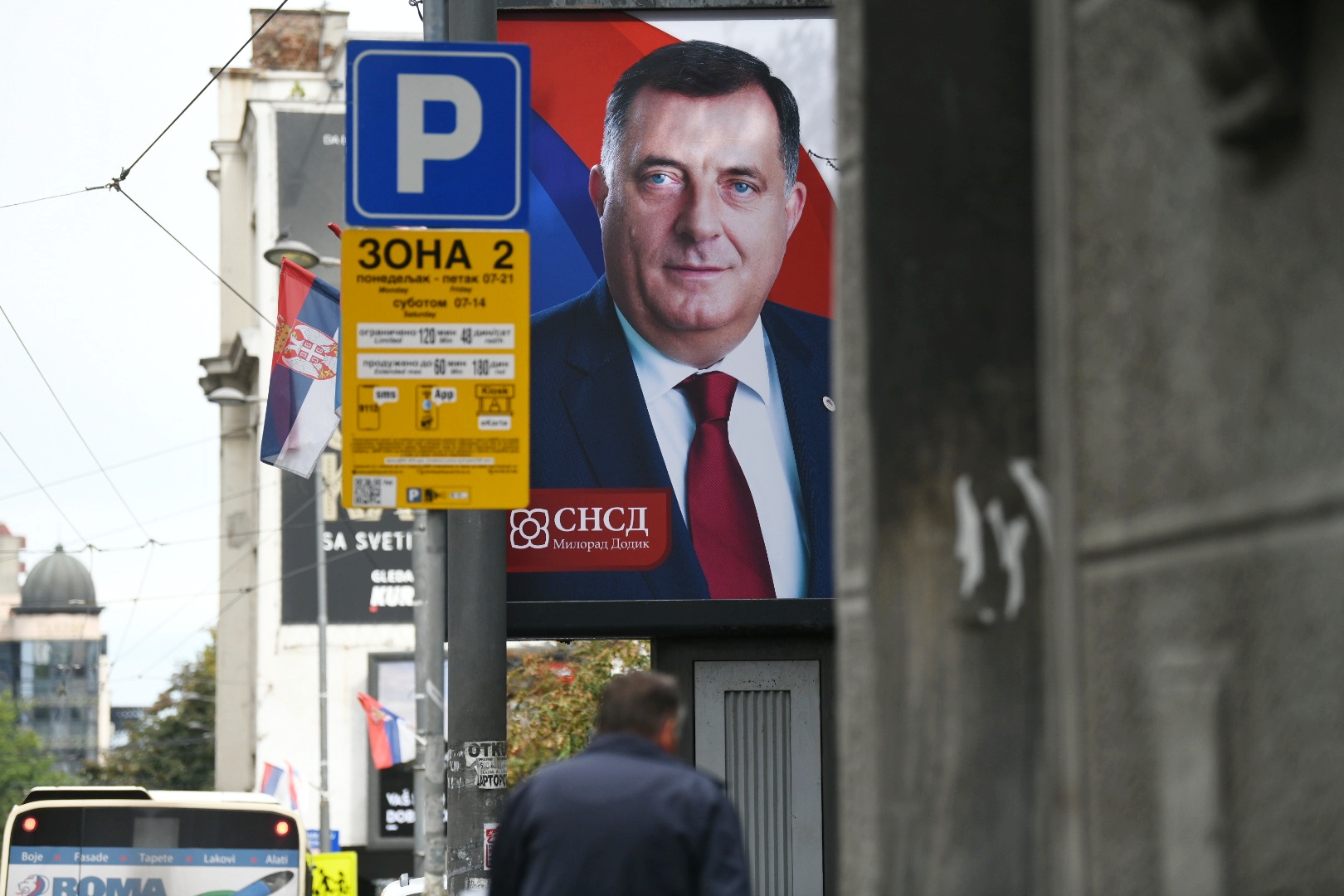 Beograd 19.09.2022. Bilbord Milorada Dodika u Beogradu, Milorad Dodik, bilbord, plakat Foto: Vesna Lalić/Nova.rs