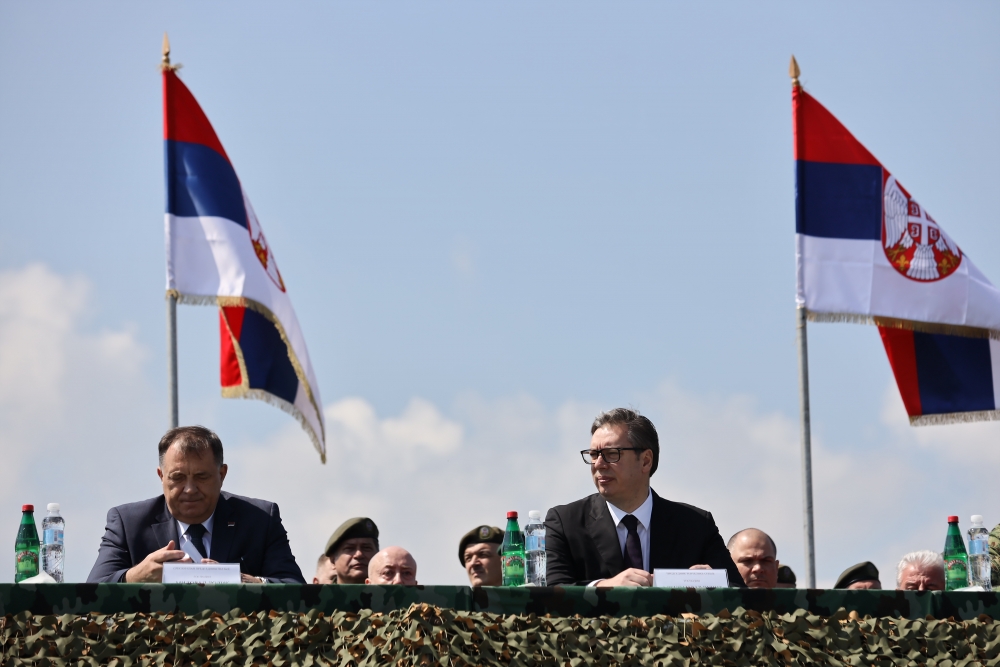 Beograd 30.04.2022. Batajnica, vojna vežba Štit 2022, prikaz sposobnosti Vojske Srbije Foto: Antonio Ahel/ATAImages