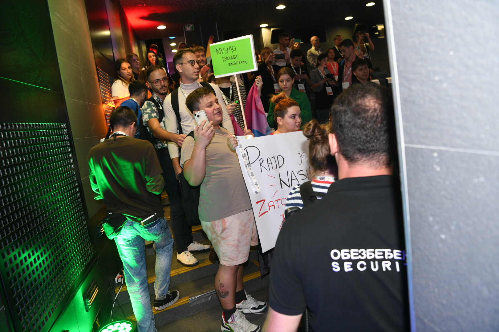 Beograd 13.09.2022. Protest. Zabrana održavanja Europrajda. Europrajd, Europride, policija, zabrana Foto: Vesna Lalić/Nova.rs