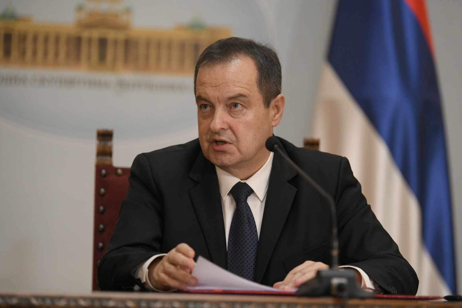 Beograd 15. februar 2022. Ivica Dacic predsednik Skupstine Srbije, rapisivanje lokalnih izbora Foto:Dragna Mujan/Nova.rs