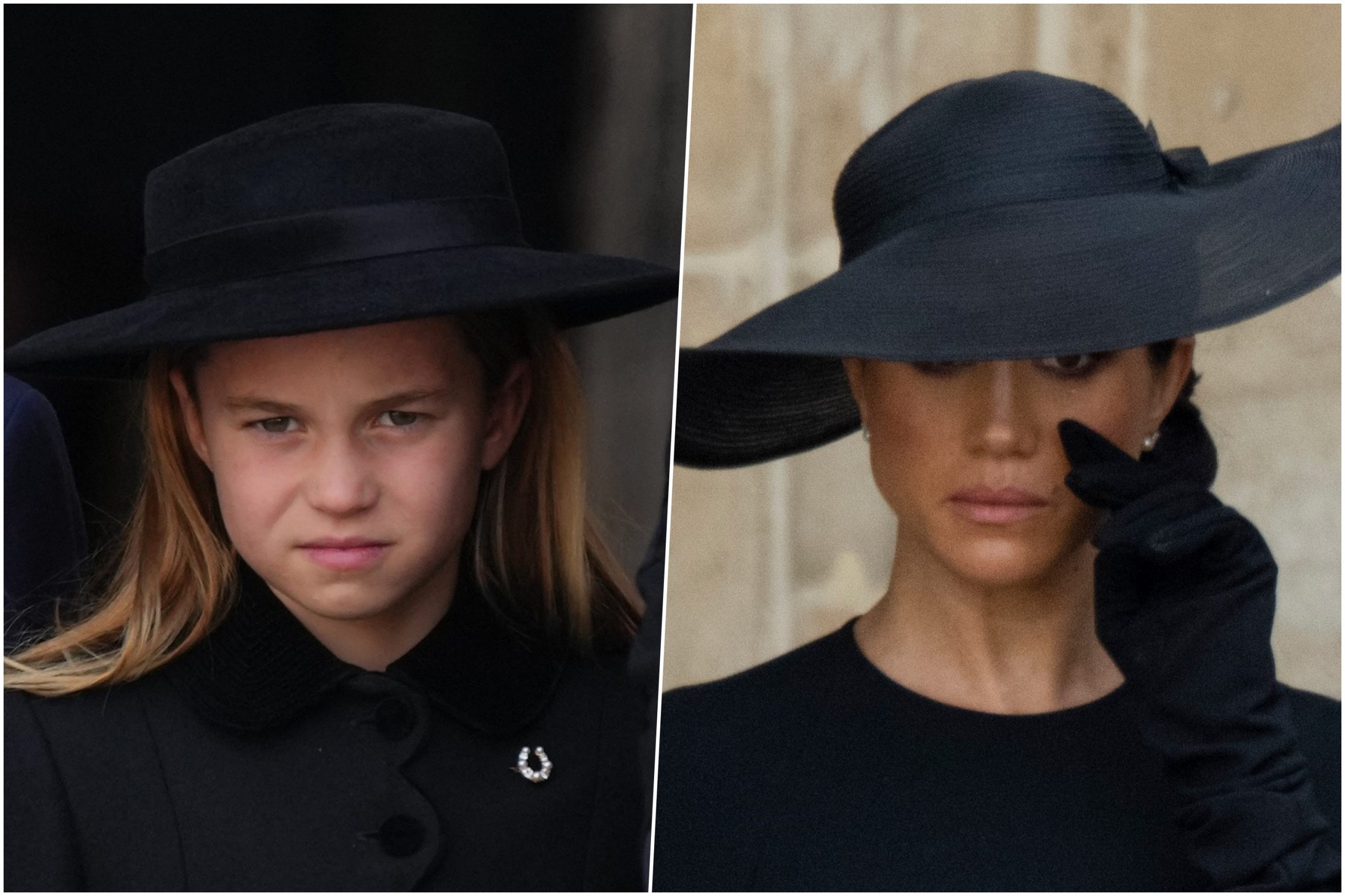 princeza Šarlot i Megan Markl Foto: James Whatling / MEGA / The Mega Agency / GoffPhotos.com / Goff Photos / Profimedia