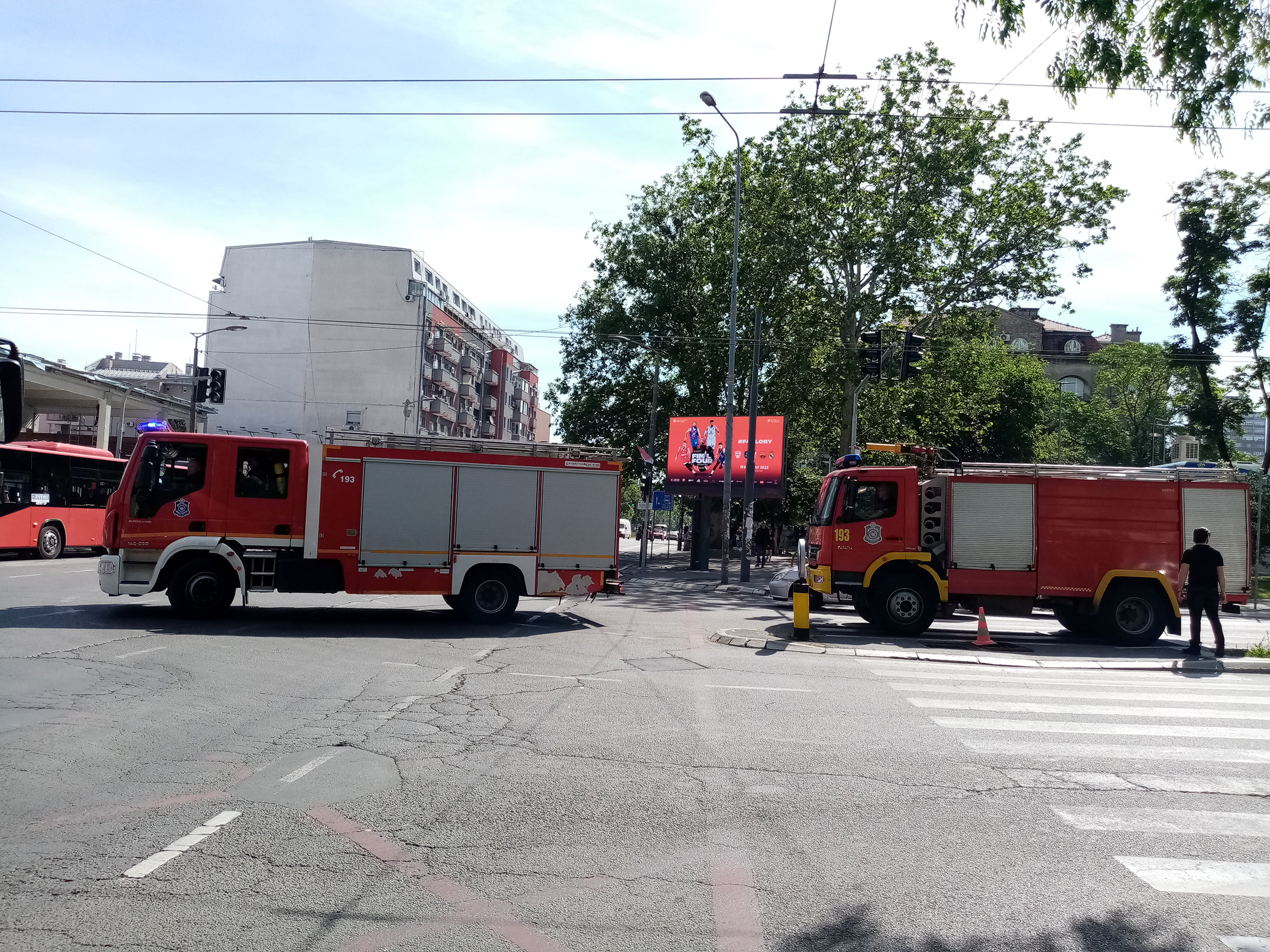 Beograd 20.05.2022. vatrogasci 29. Novembar. vatrogasna kola