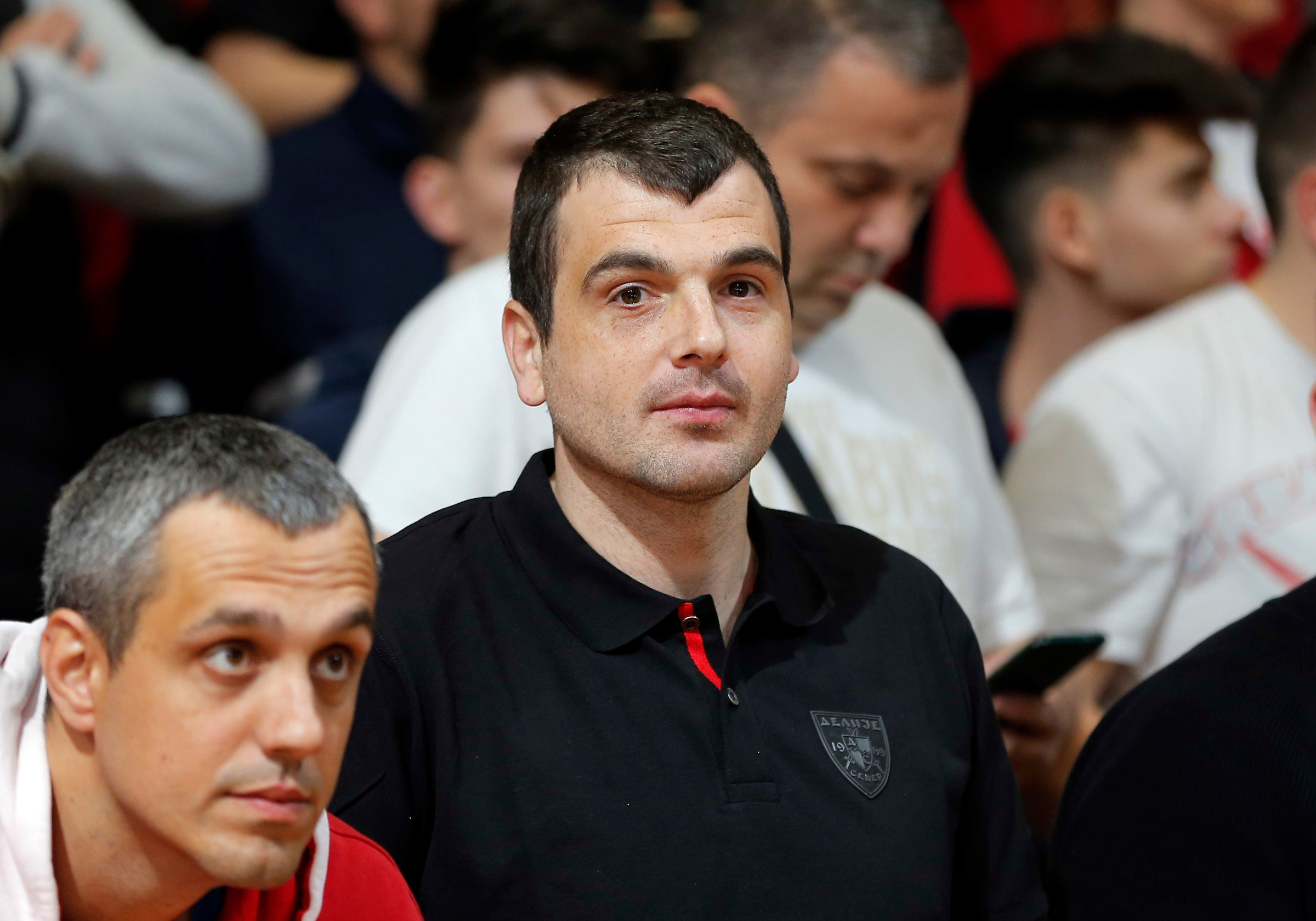 Sava Lesic  ABA Liga, Crvena Zvezda - Buducnost, finale, druga utakmica Belgrade, Serbia on April 14. 2019. 14.4.2019. (credit image &amp; photo: STARSPORT/ Pedja Milosavljevic)