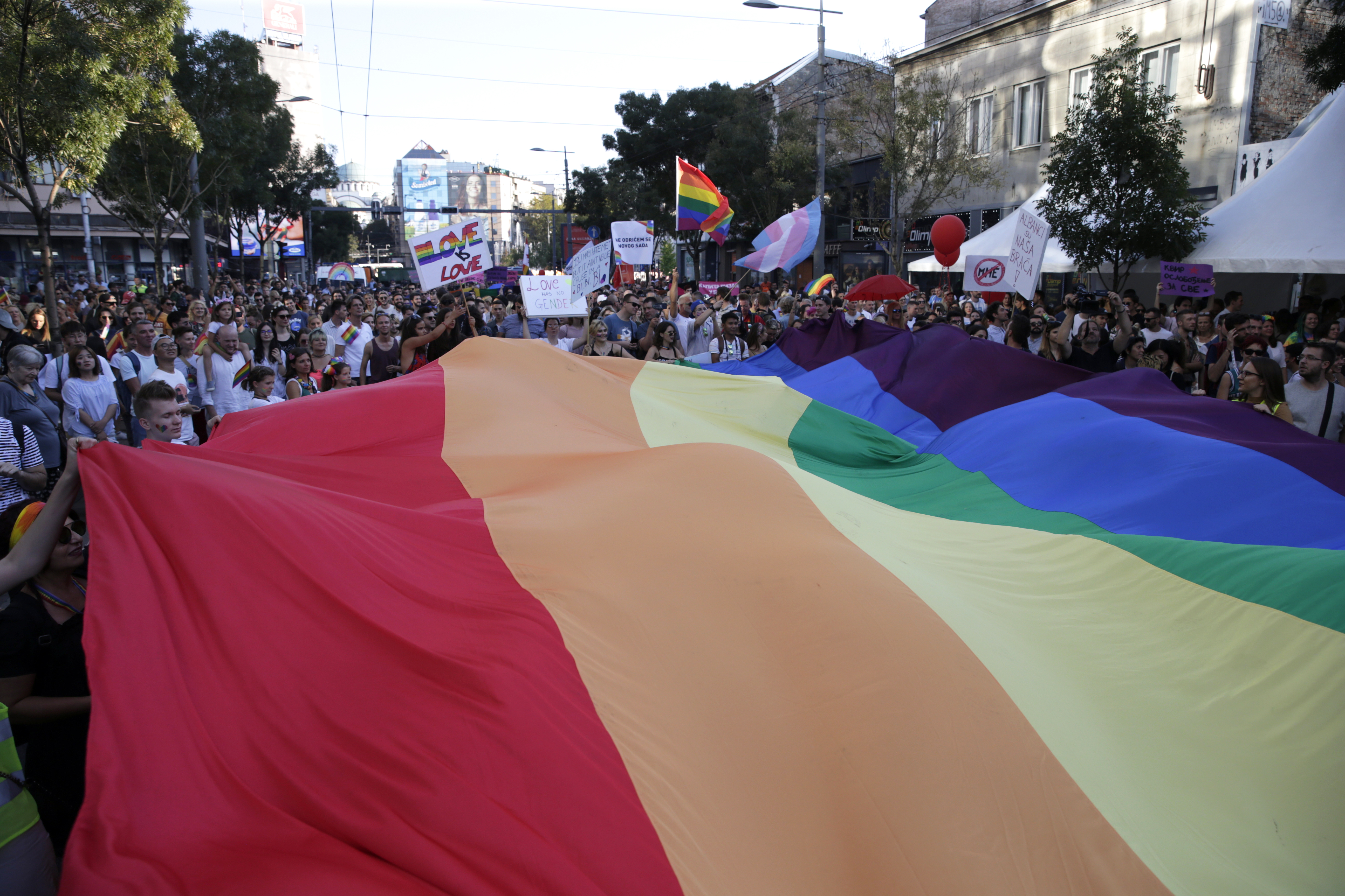 Gay Pride parade in Belgrade