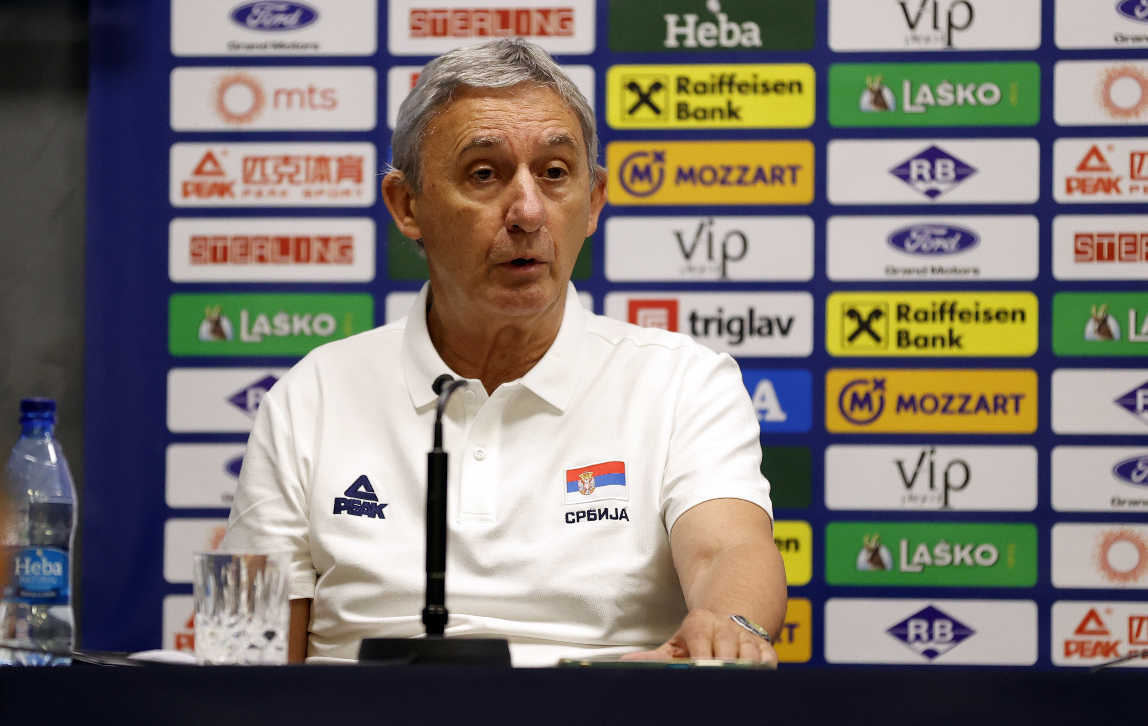 Svetislav Pesic Kosarka reprezentacija Srbije KSS, Kosarkaski Savez Srbije trening i konferencija za medije, Stara Pazova 3.8.2022. Aug. 3. photo:Pedja Milosavljevic/STARSPORT