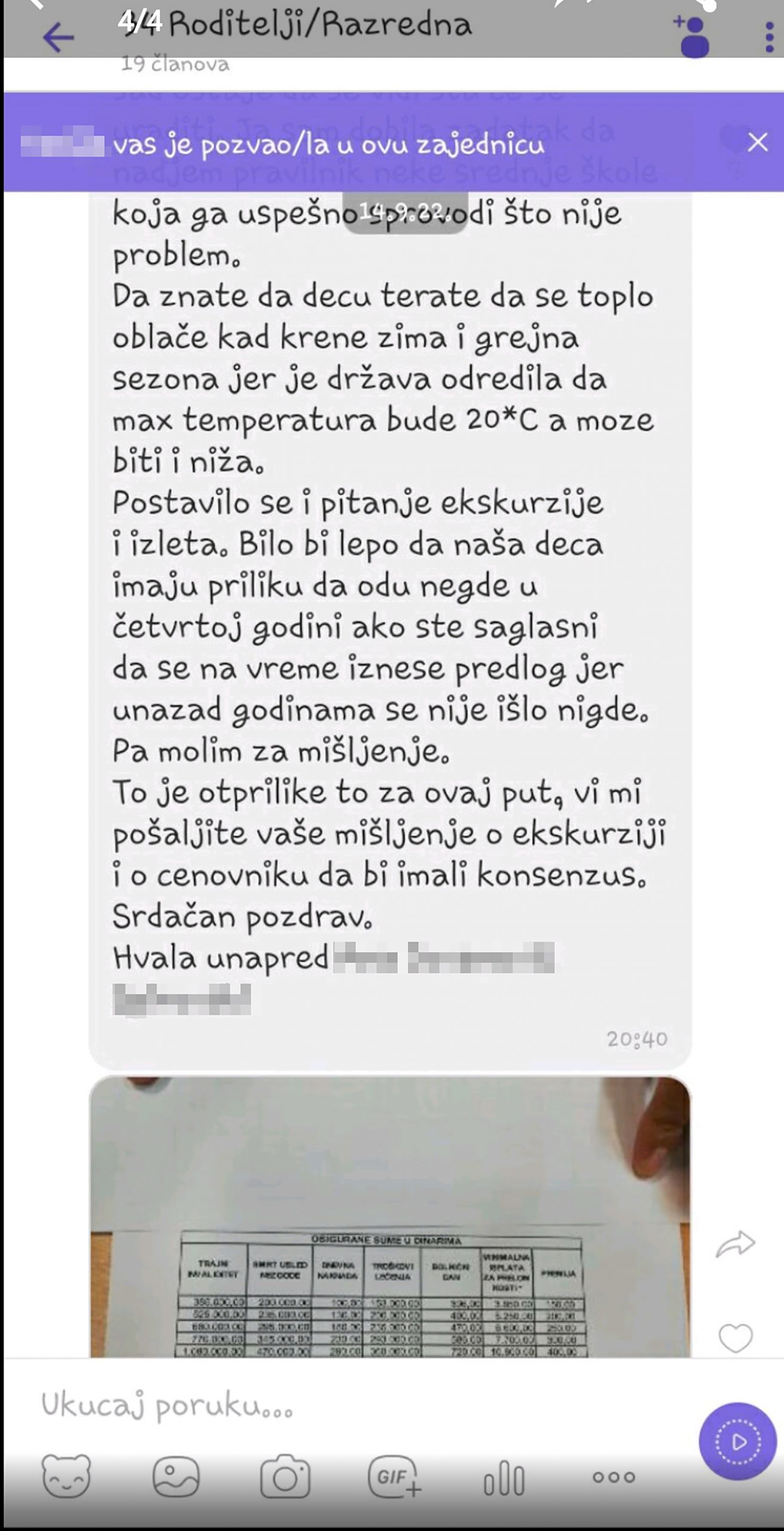 viber grupa roditelji