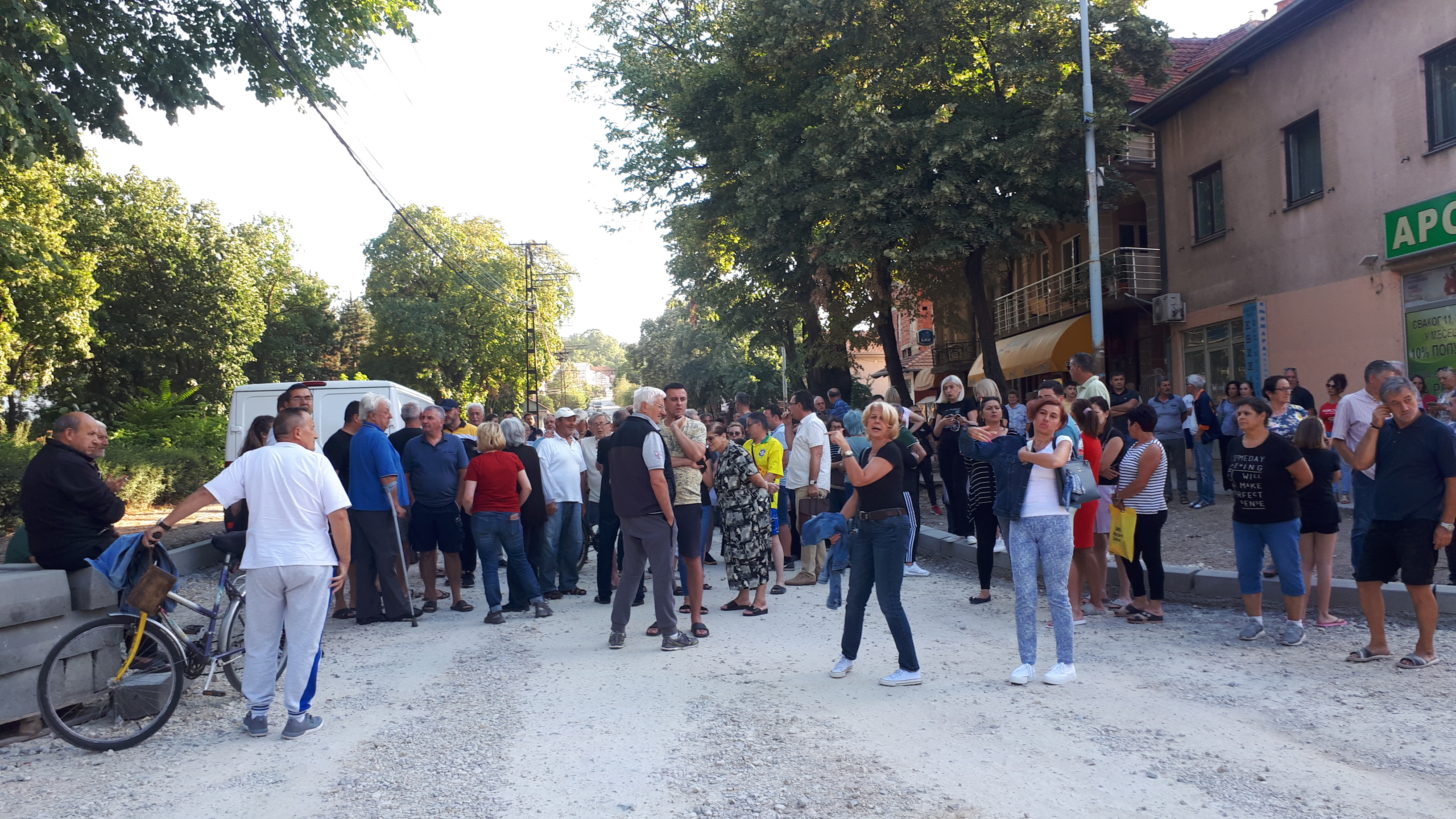 Protest u Ulici v Putnika