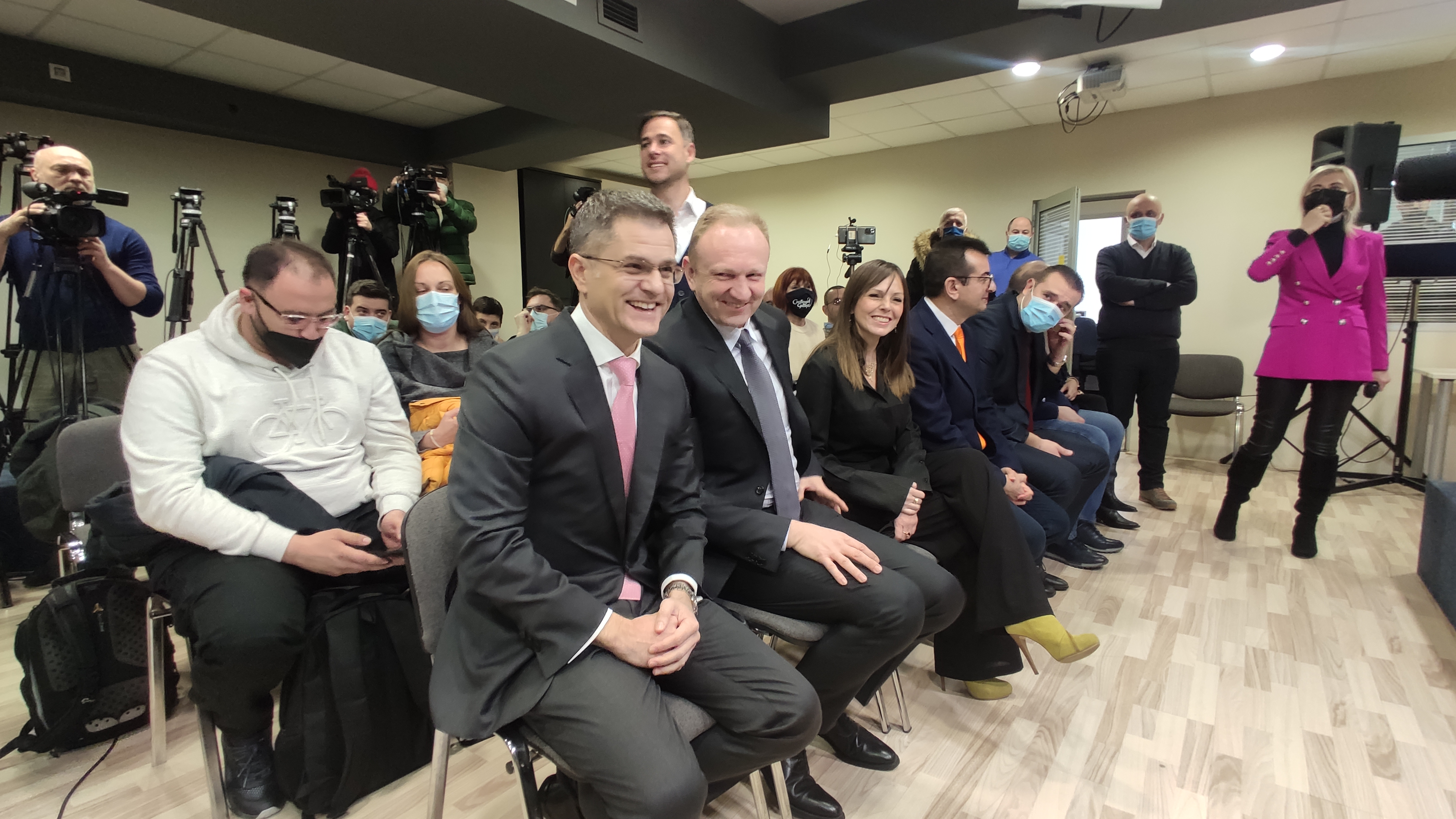 Beograd 02.02.2022. Beograd, konferencija za stampu Opozicija