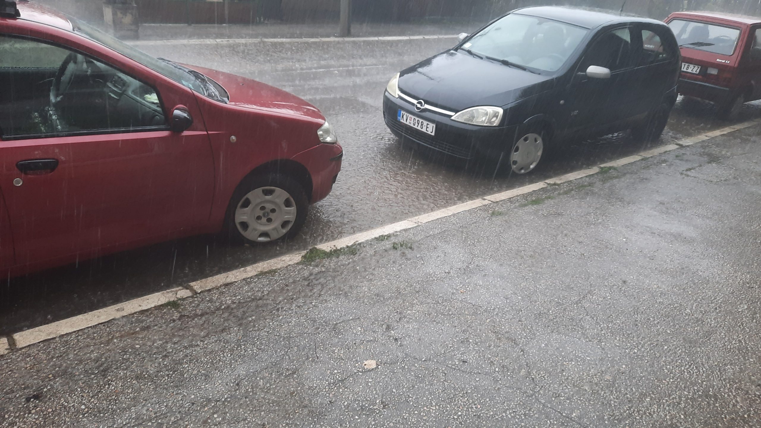 Čačak, jak pljusak kiša