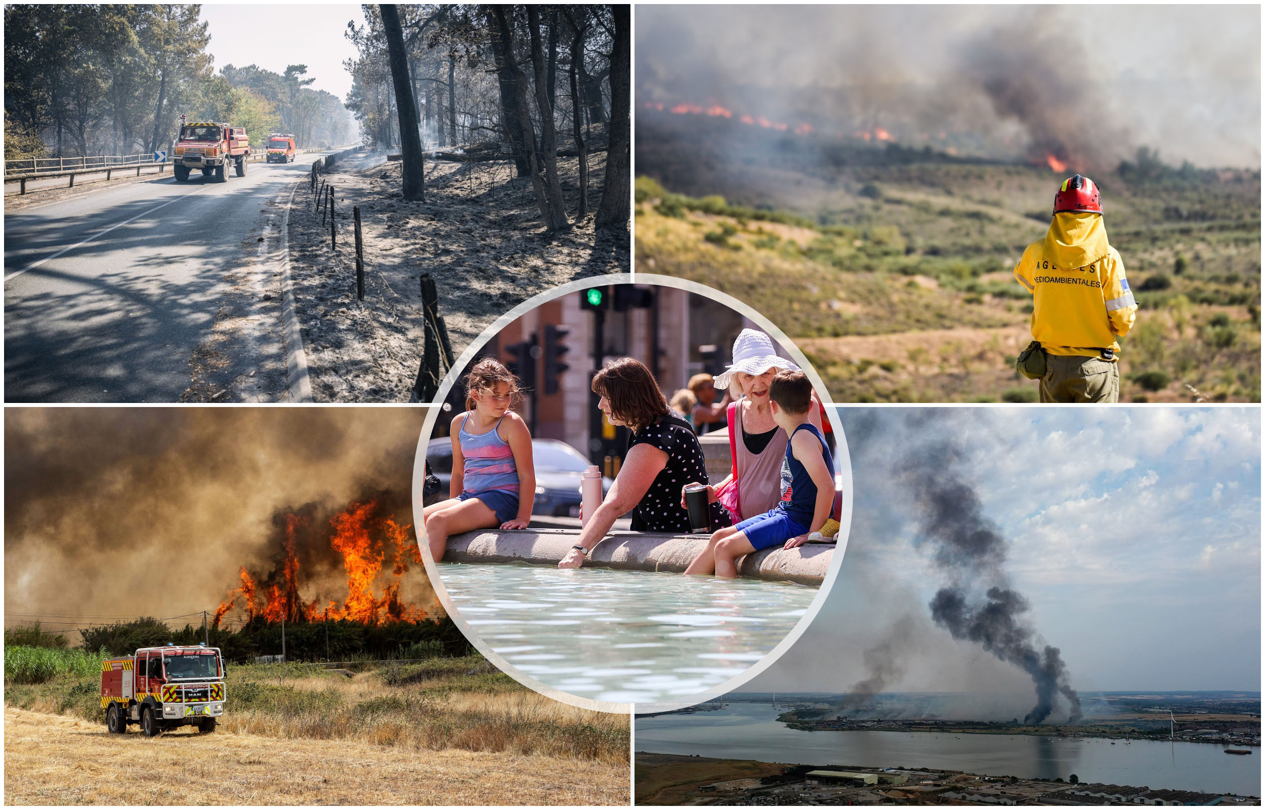 evropa, pozari vrucina