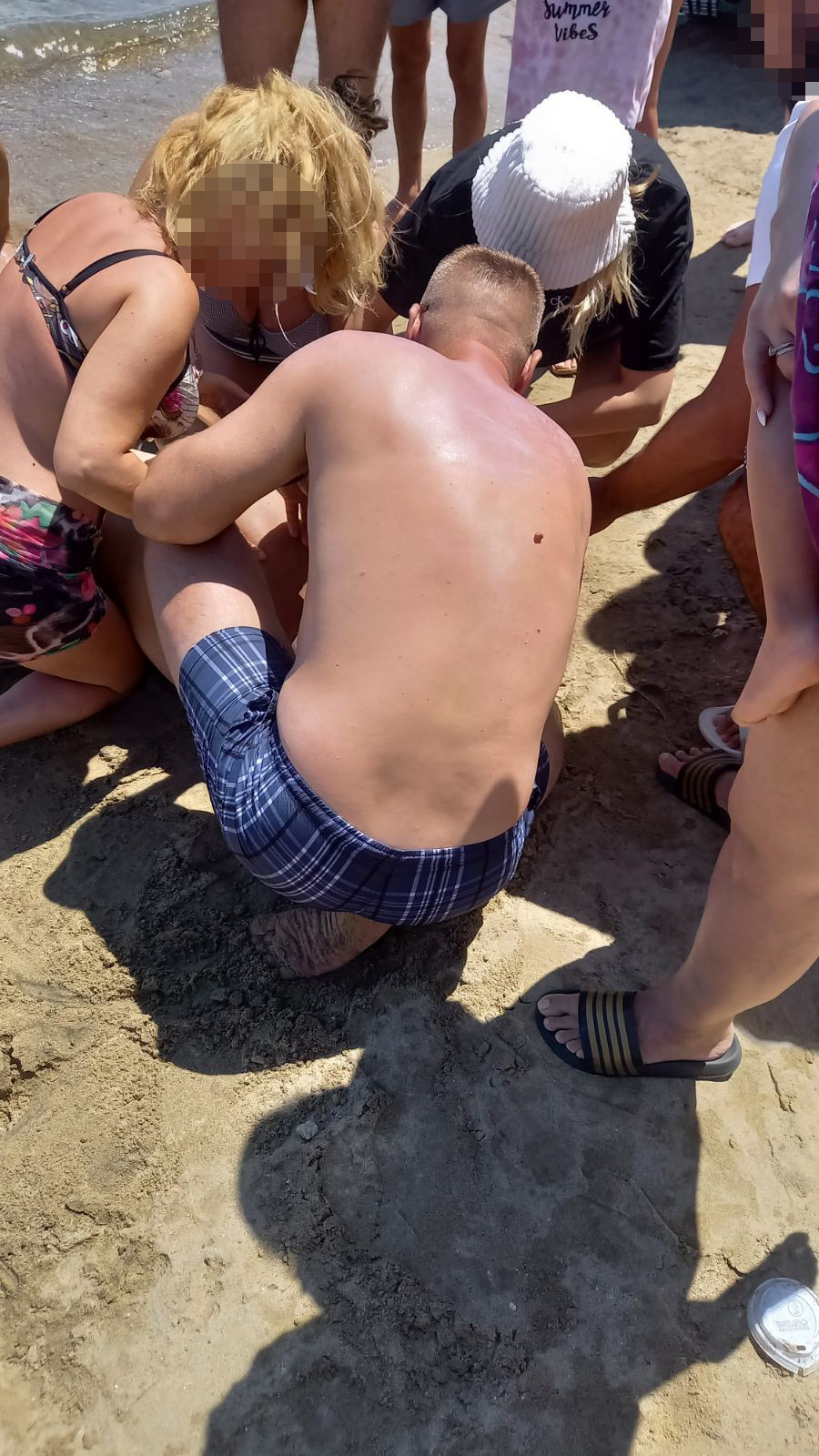 Grčka, Stavros, Srbi pomogli u spašavanju Grka, spašavanje, davljenje, pomoć Foto: Društvene mreže