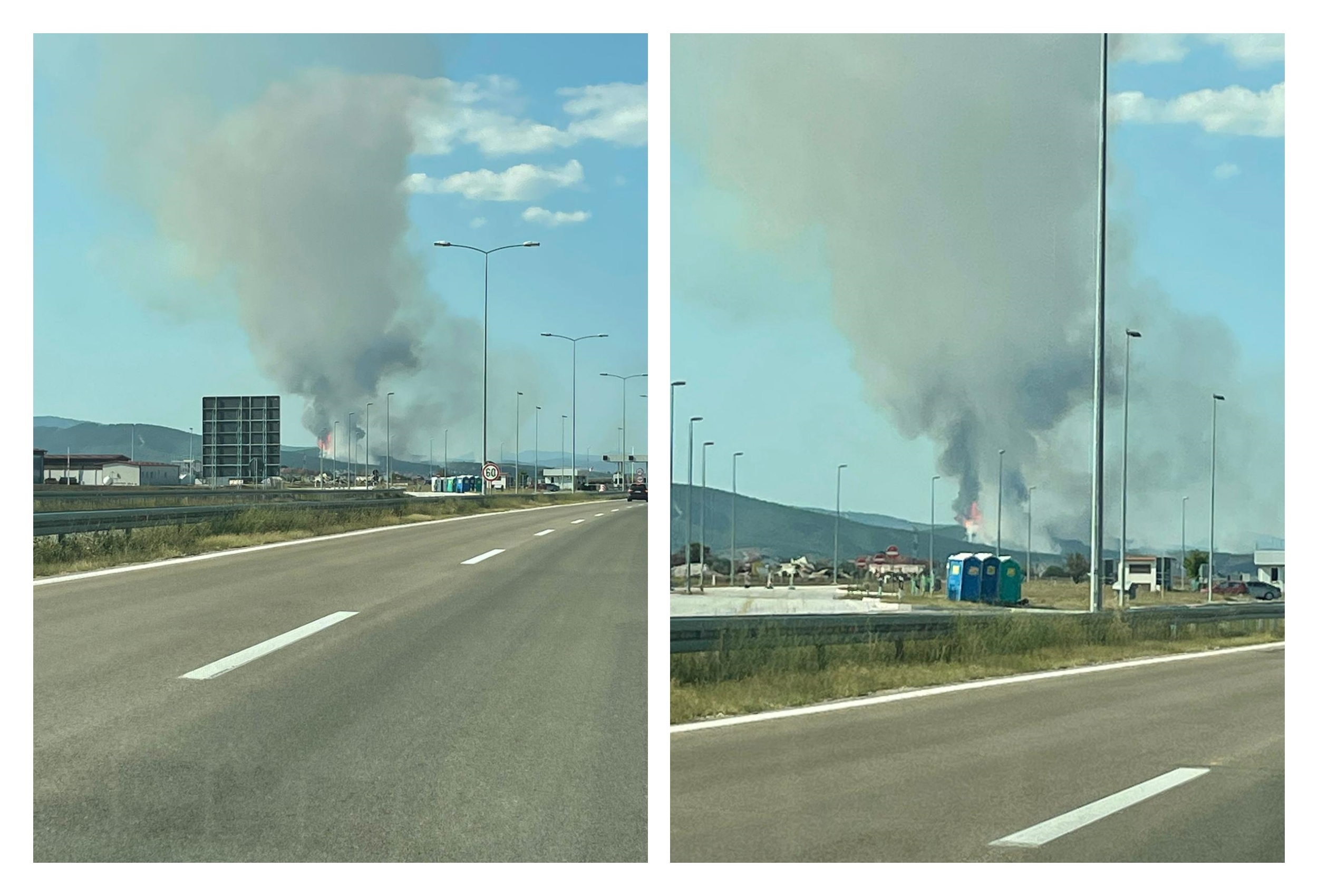 Požar kod Preševa, preševo požar