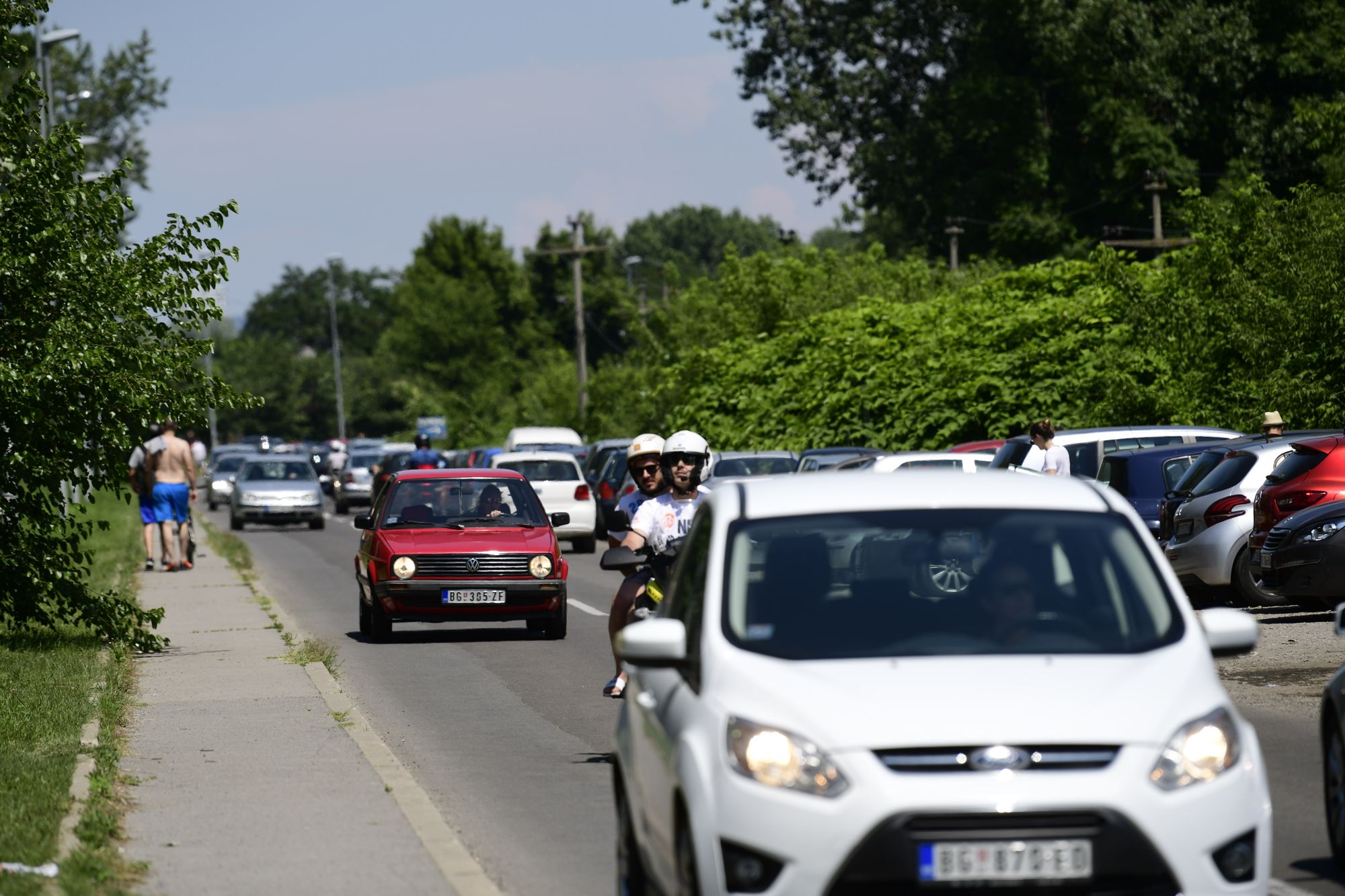 28.06.2020. Ada Ciganlija, koronavirus, korona, da li se postuju mere, lepo vreme, vrucina, Foto: Goran Srdanov/Nova.rs