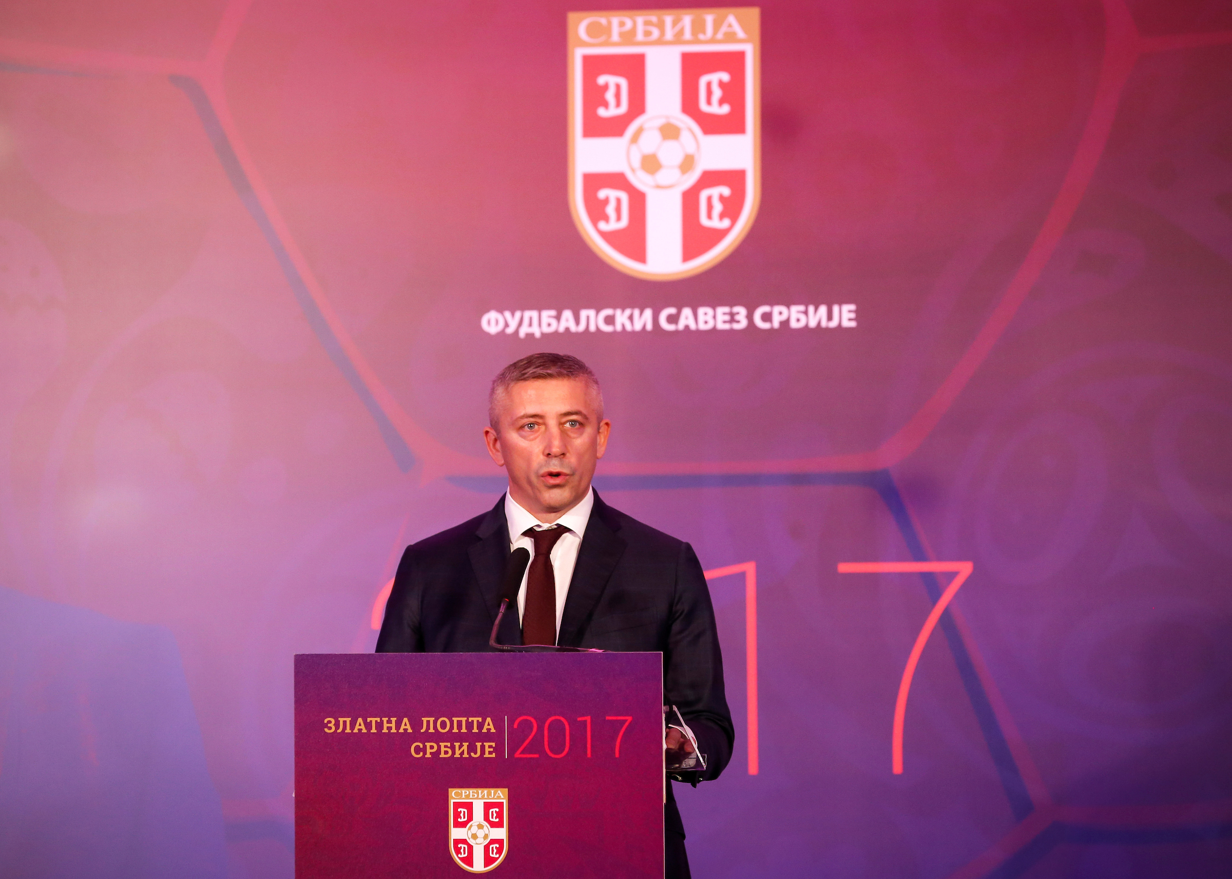 Fudbal Soccer Fudbalski Savez Srbije
Zlatna Lopta 2017
Slavisa Kokeza 
Beograd, 24,12.2017.
foto: Srdjan Stevanovic/Starsportphoto