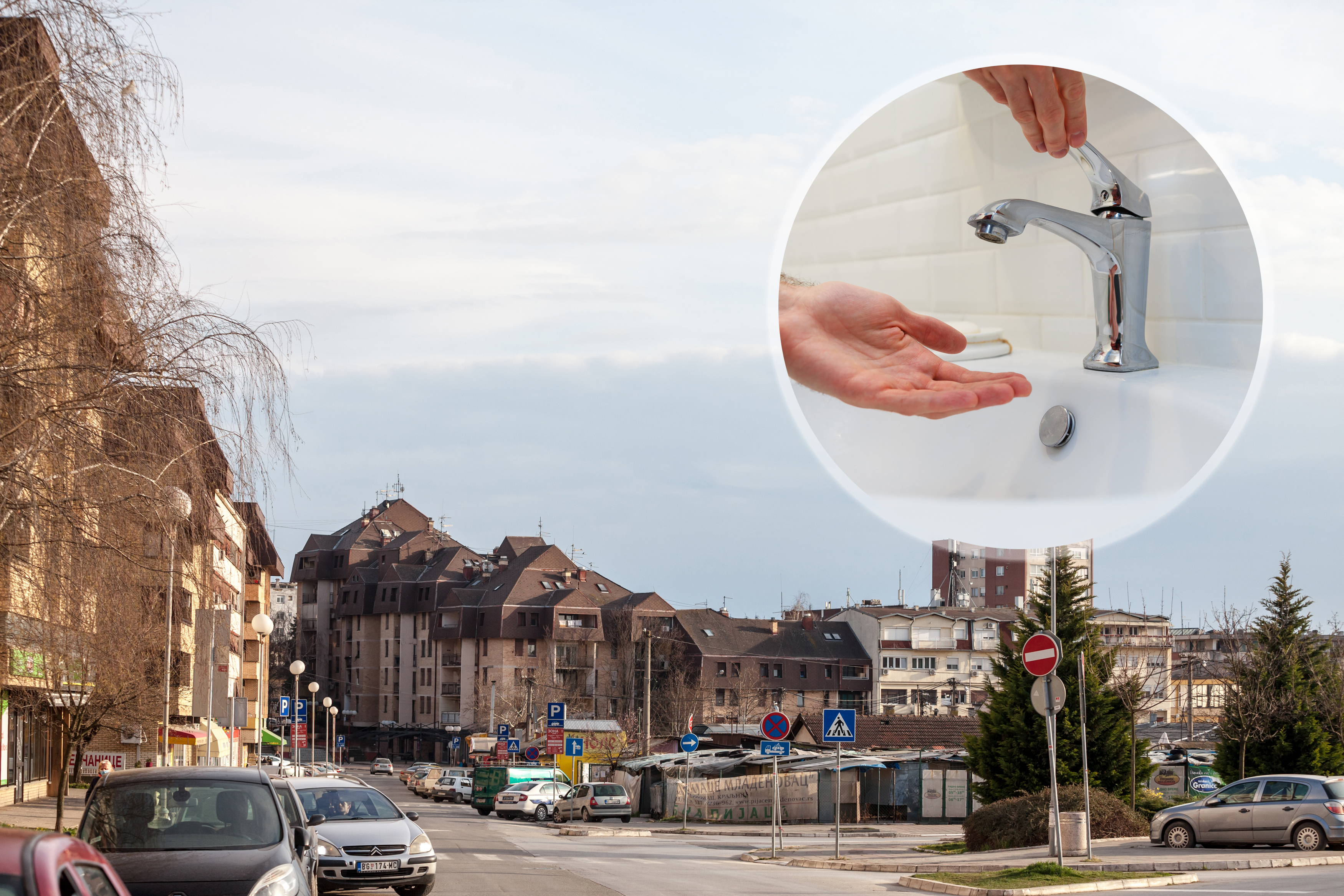 Mladenovac, nema vode, ,,Serbia,-,March,28,,2021:,City,Center,Of,Mladenoac,