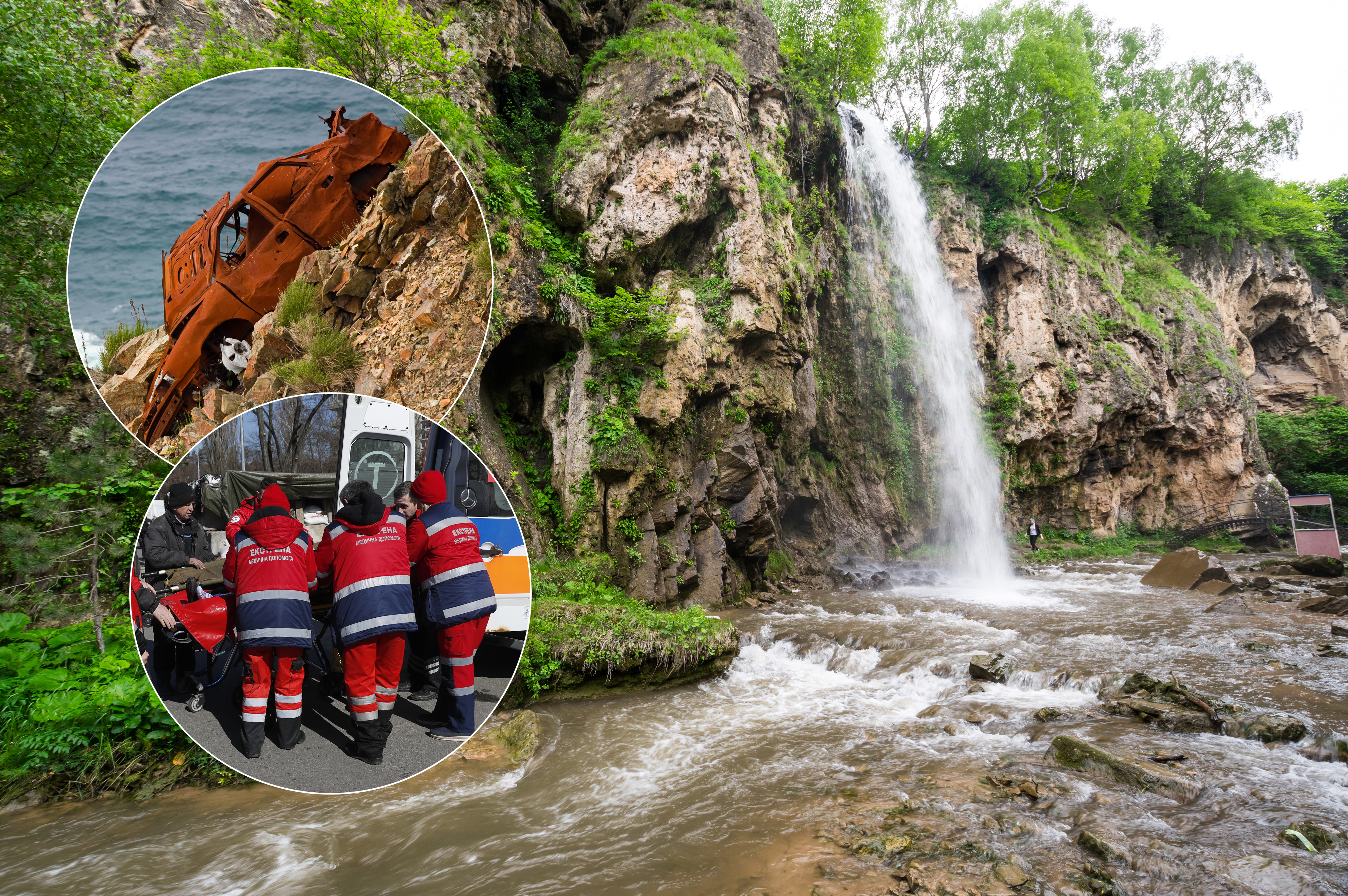 Honey,Waterfalls,In,Caucasus,Mountains,In,The,Karachay-cherkessia,Republic,,Russia