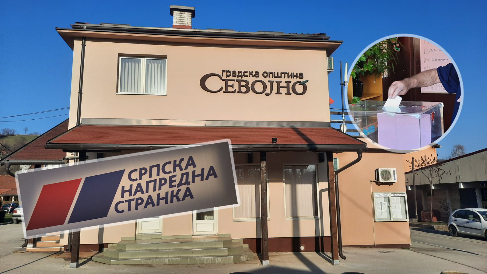 kombo sevojno opstina, neki ljudi koji glasaju, sns