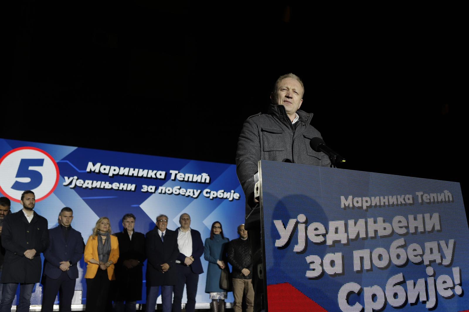 Bor, Ujedinjeni za pobedu Srbije, konvencija, predizborna kampanja Foto: Andrija
Vukelić/Ujedinjeni za pobedu Srbije