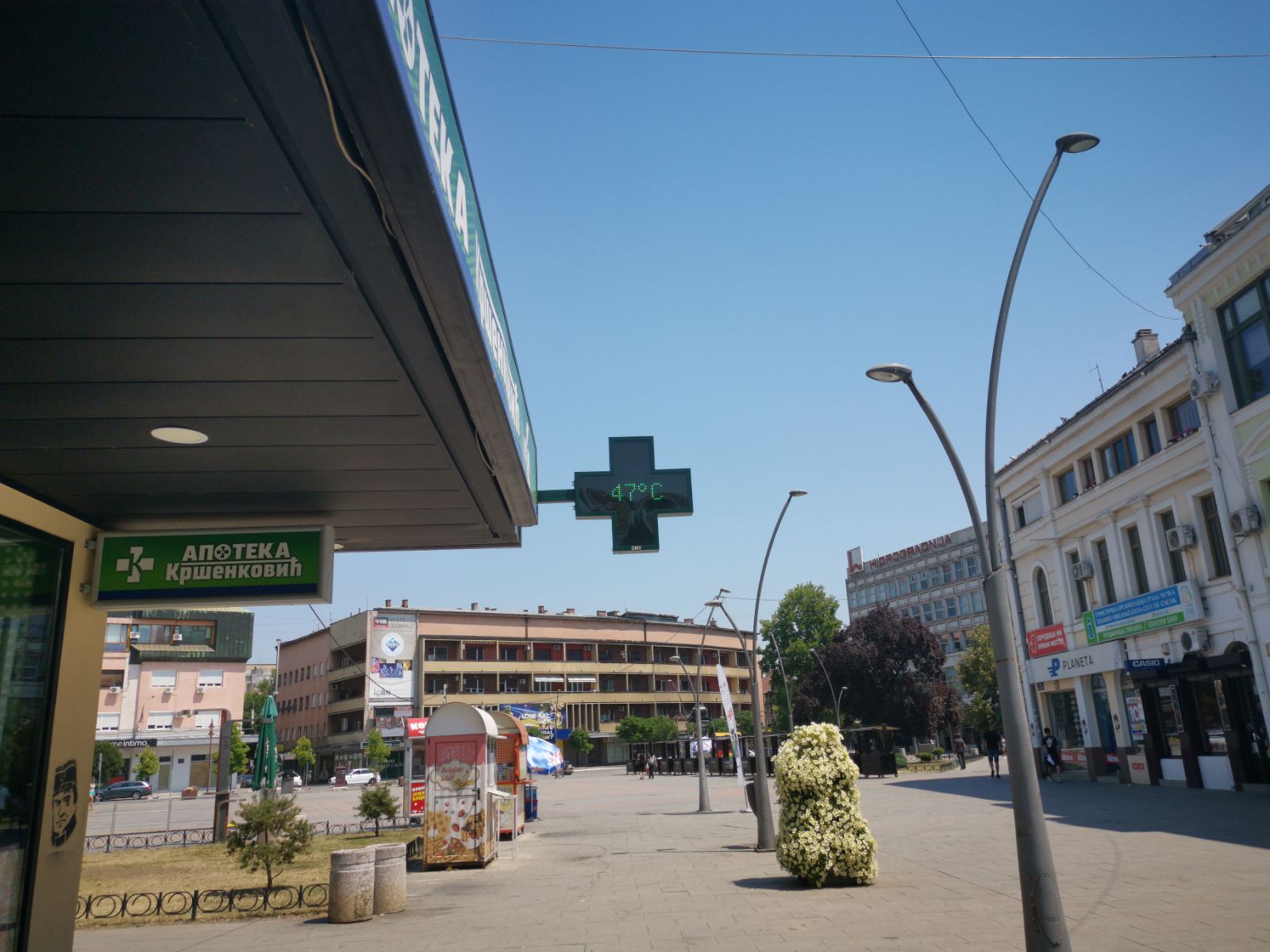 Čačak 23.07.2022. u Čačku izmereno 47 stepeni, vrućina, leto, visoka temperatura, visoke temperature Foto: Ljubica Sokić/Nova.rs