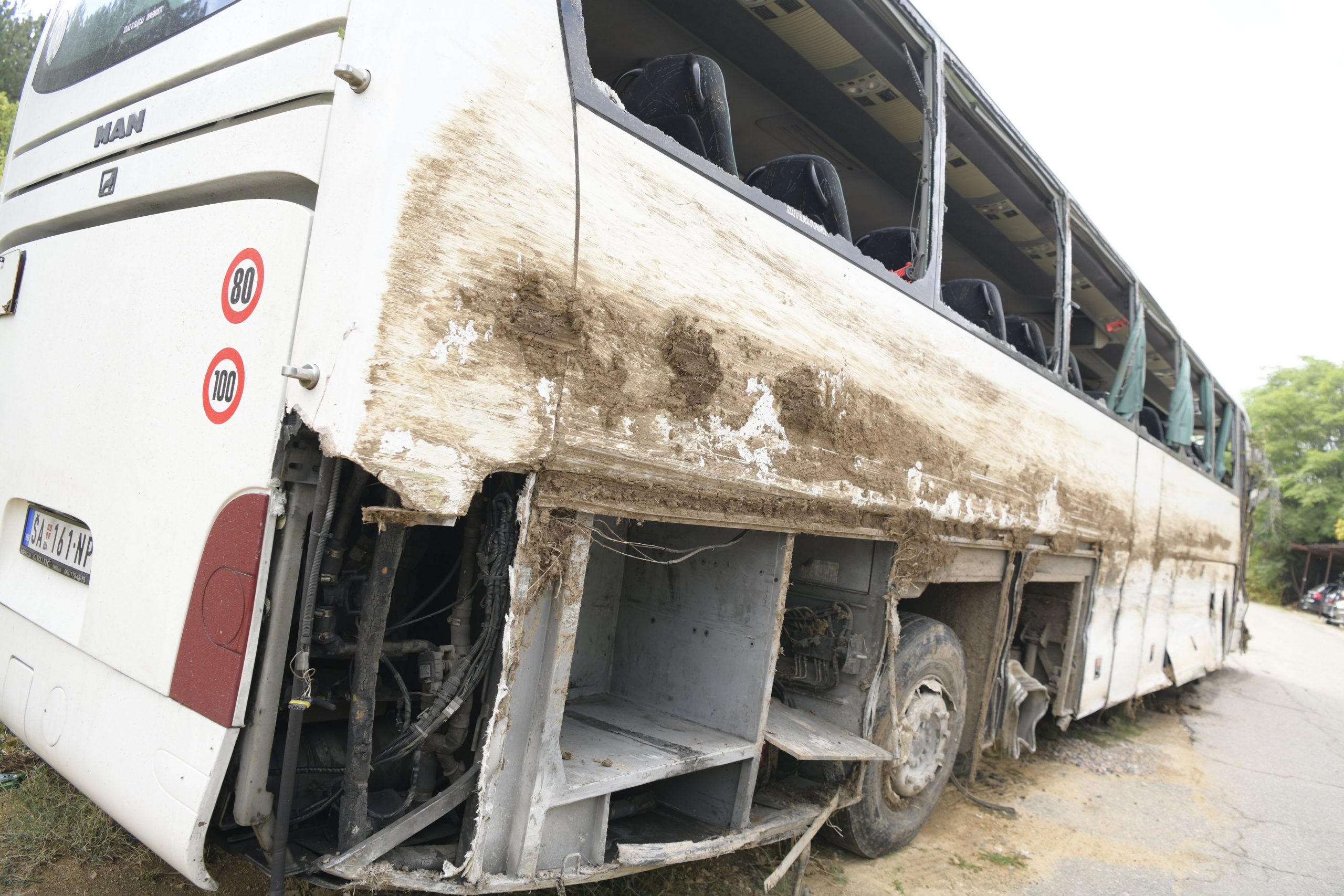 Bugarska 15.08.2022. Autobus, nesreća, autobus pun dece iz Srbije, sleteo sa puta, saobraćajna nesreća Foto: Goran Srdanov/Nova.rs