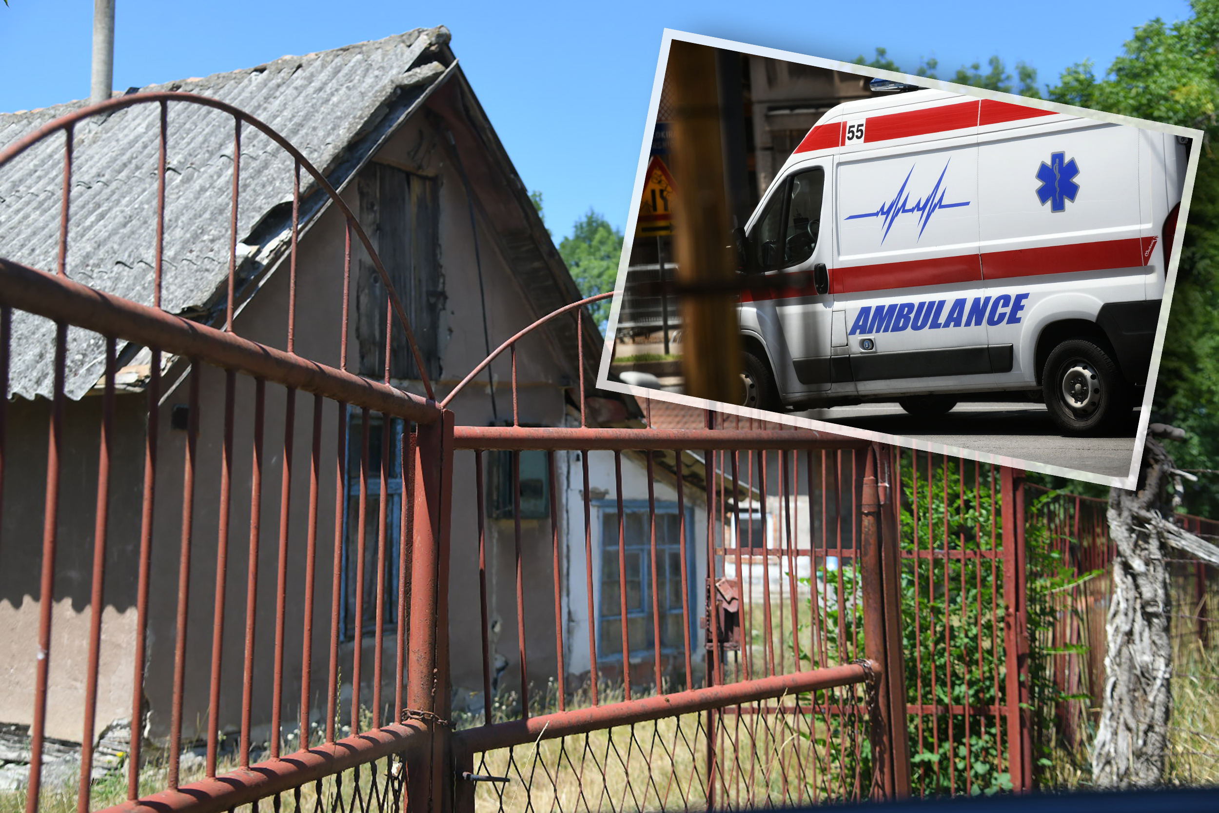 Lazarevac 25.07.2022. Ćerka ubila majku i sahranila je u dvorištu. Majka, ćerka, ubistvo, Leskovac kod Lazarevca, hrnoka, kuća, dvorište gde je žena bila sahranjena Foto: Nemanja Jovanović/Nova.rs
Hitna pomoć Foto:Vesna Lalić/Nova.rs
