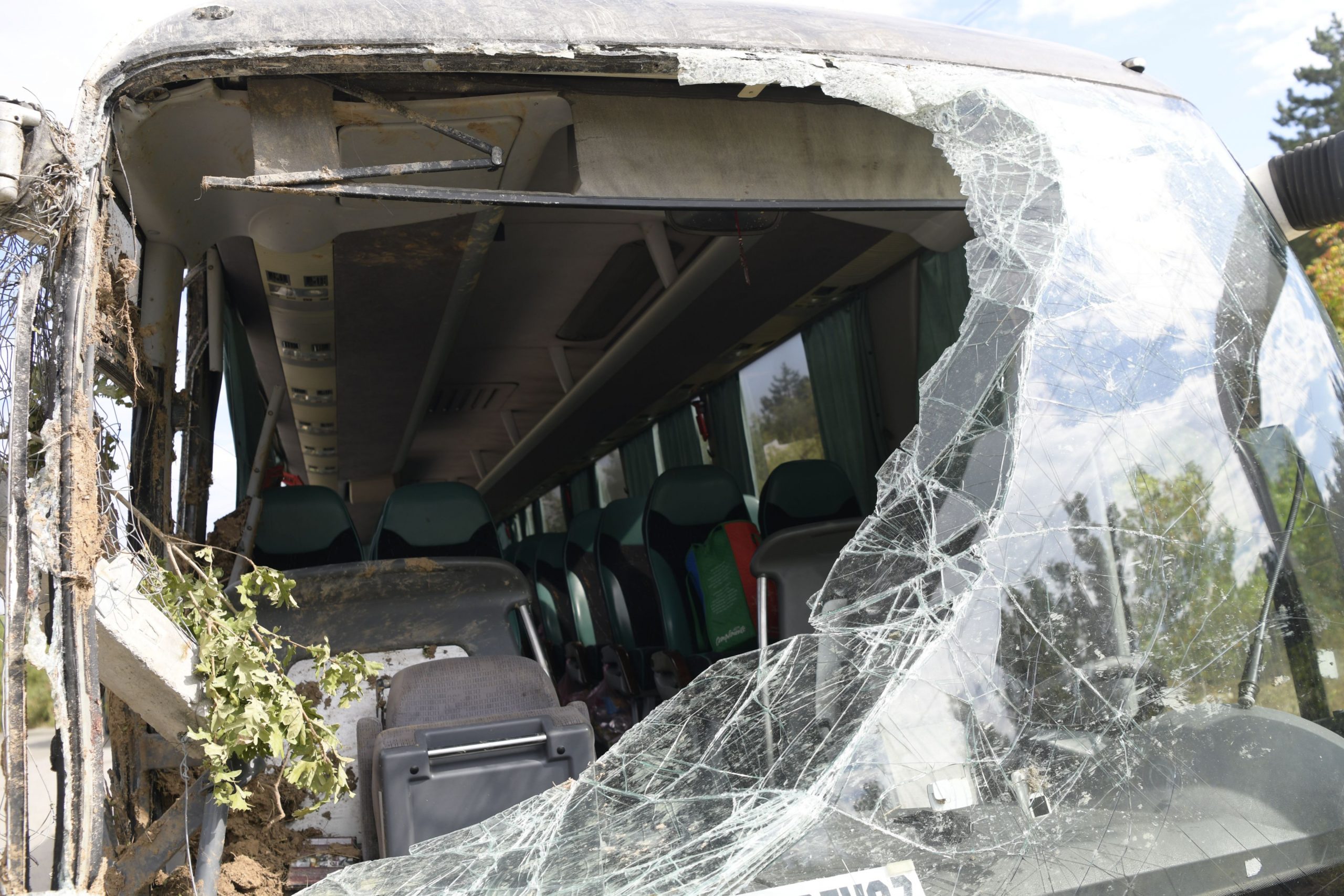 Bugarska 15.08.2022. Autobus, nesreća, autobus pun dece iz Srbije, sleteo sa puta, saobraćajna nesreća Foto: Goran Srdanov/Nova.rs