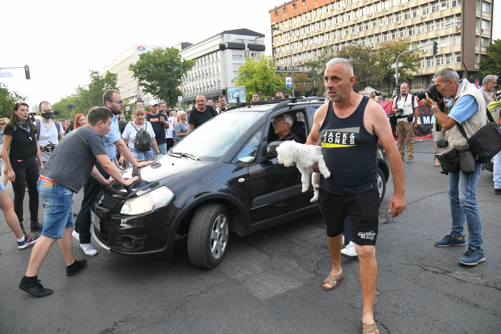Novi Sad  28. jul 2022. Protest Buna protiv mafije u Novom Sadu Foto:Nemanja Jovanović/Nova.rs