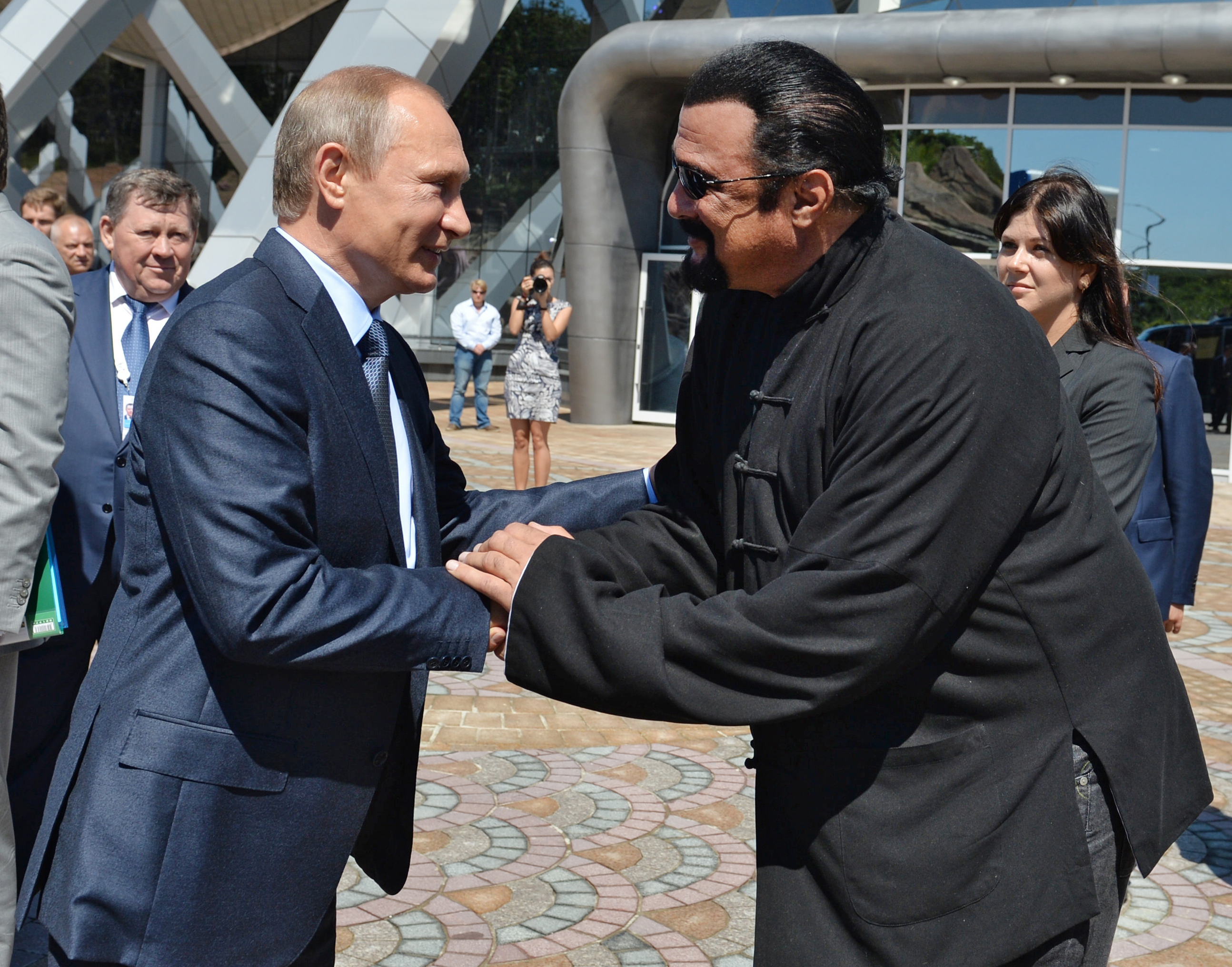 Russian President Vladimir Putin granted citizenship to Steven Seagal