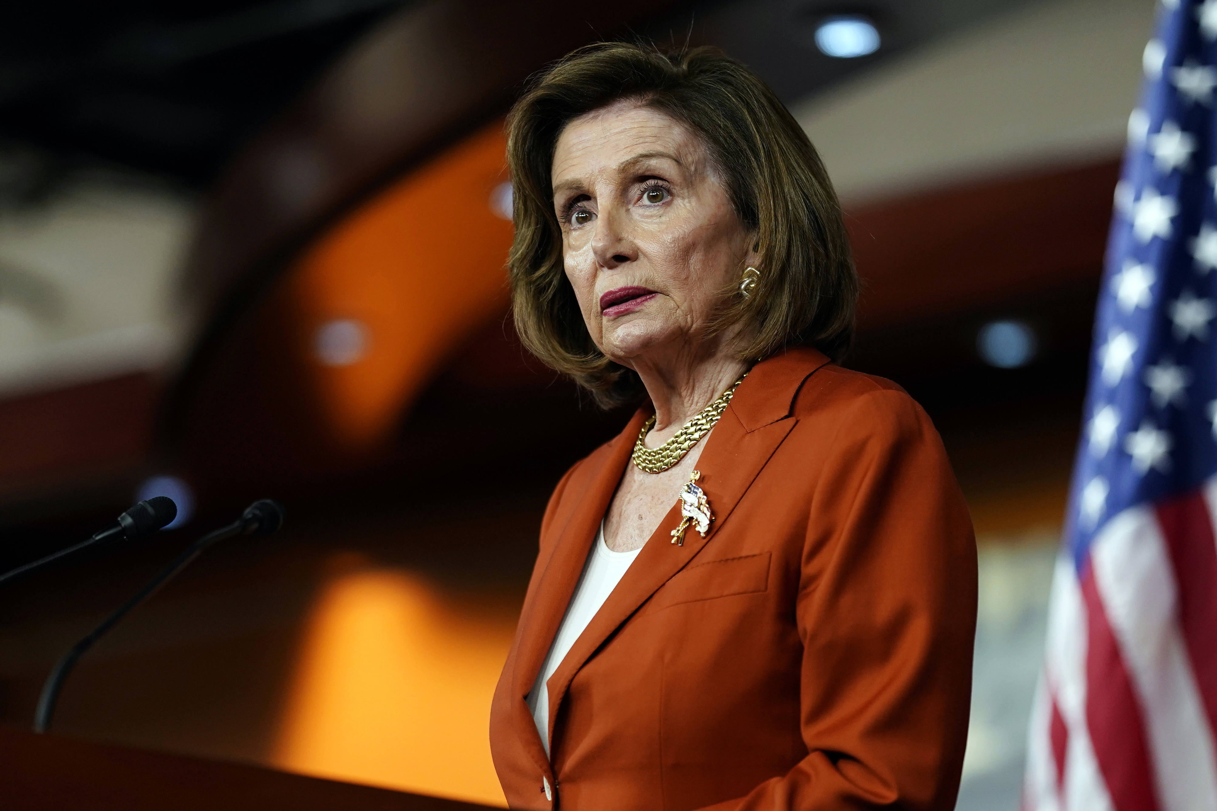 Speaker of the House Nancy Pelosi reacts to Roe vs Wade decision by Supreme Court and the passage of the Bipartisan Safer Communities Act