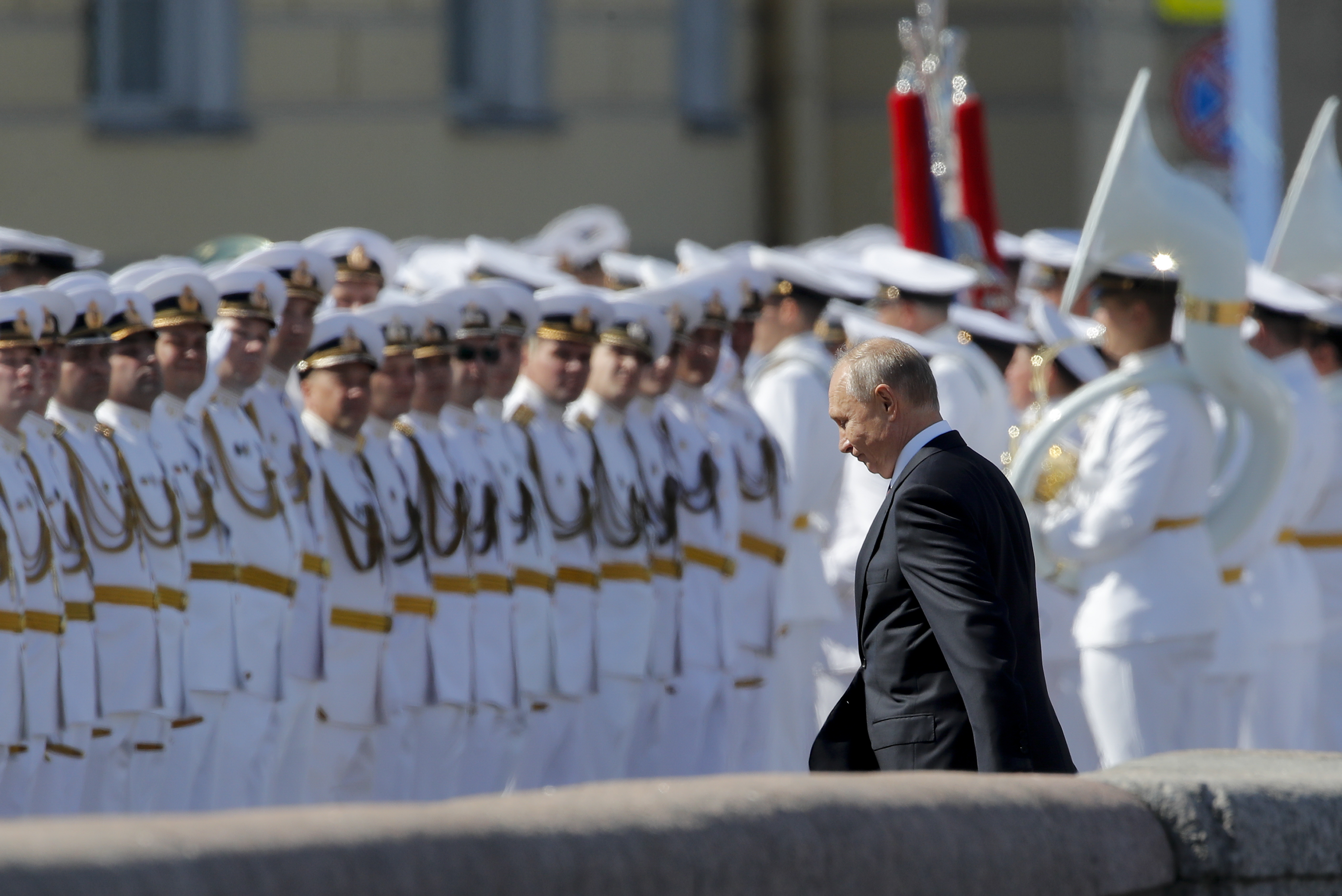 Dan mornarice Rusija, The 'Russia Navy Day' parade in St. Petersburg