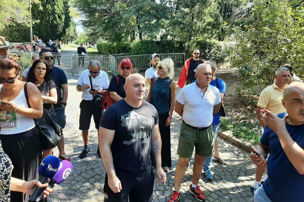 Crna Gora, protest, vila Gorica Foto: Nikola Dragaš/Vijesti.me