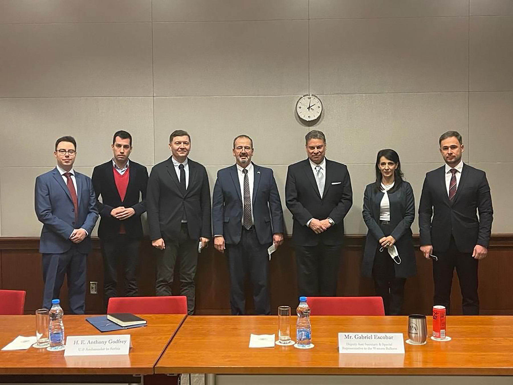 Natan Albahari Dobrica Veselinovic Nebojsa Zelenovic Entoni Godfri Gabrijel Eskobar Marinika Tepic i Miroslav Aleksic