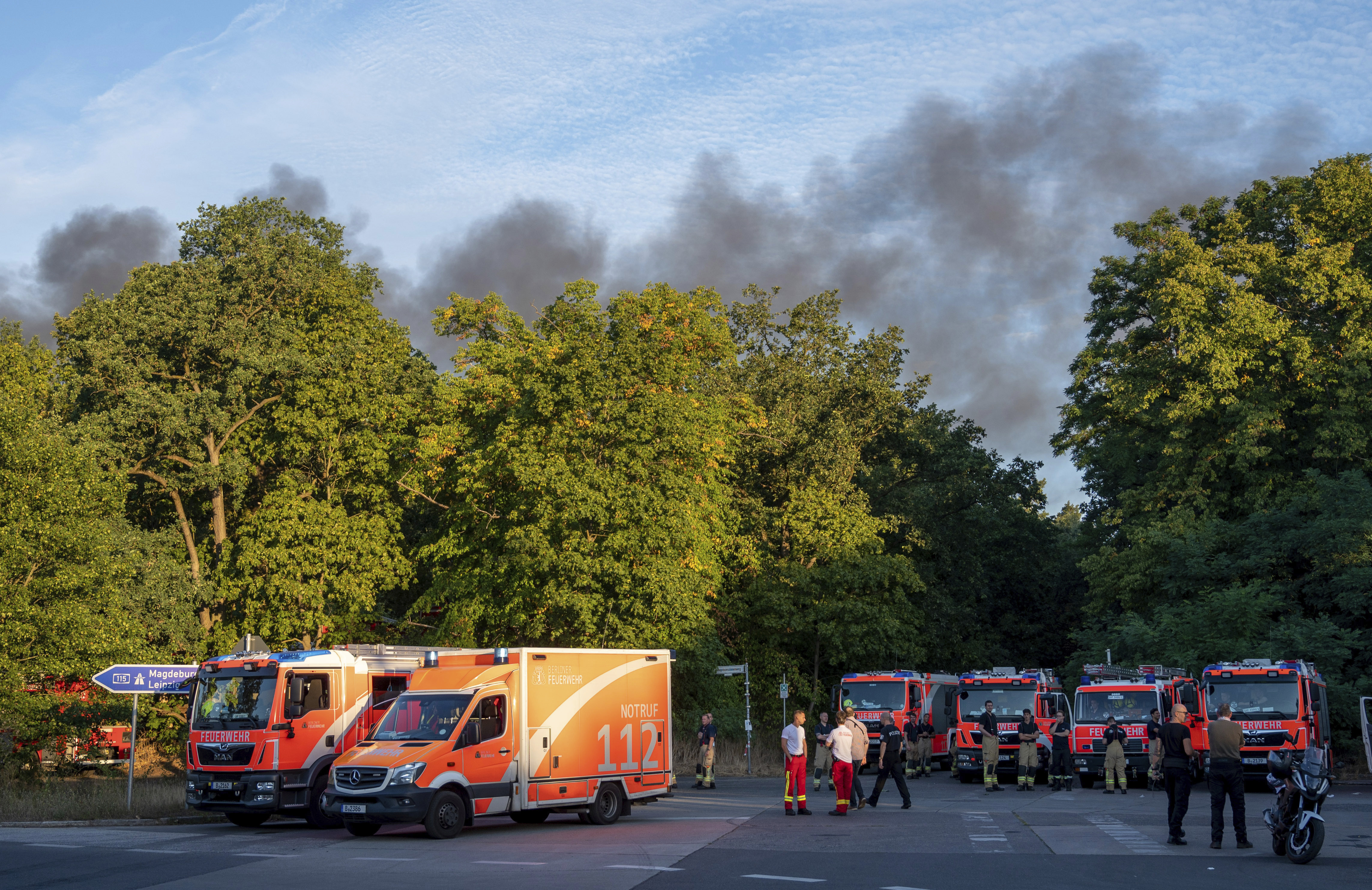 Germany Berlin Fire