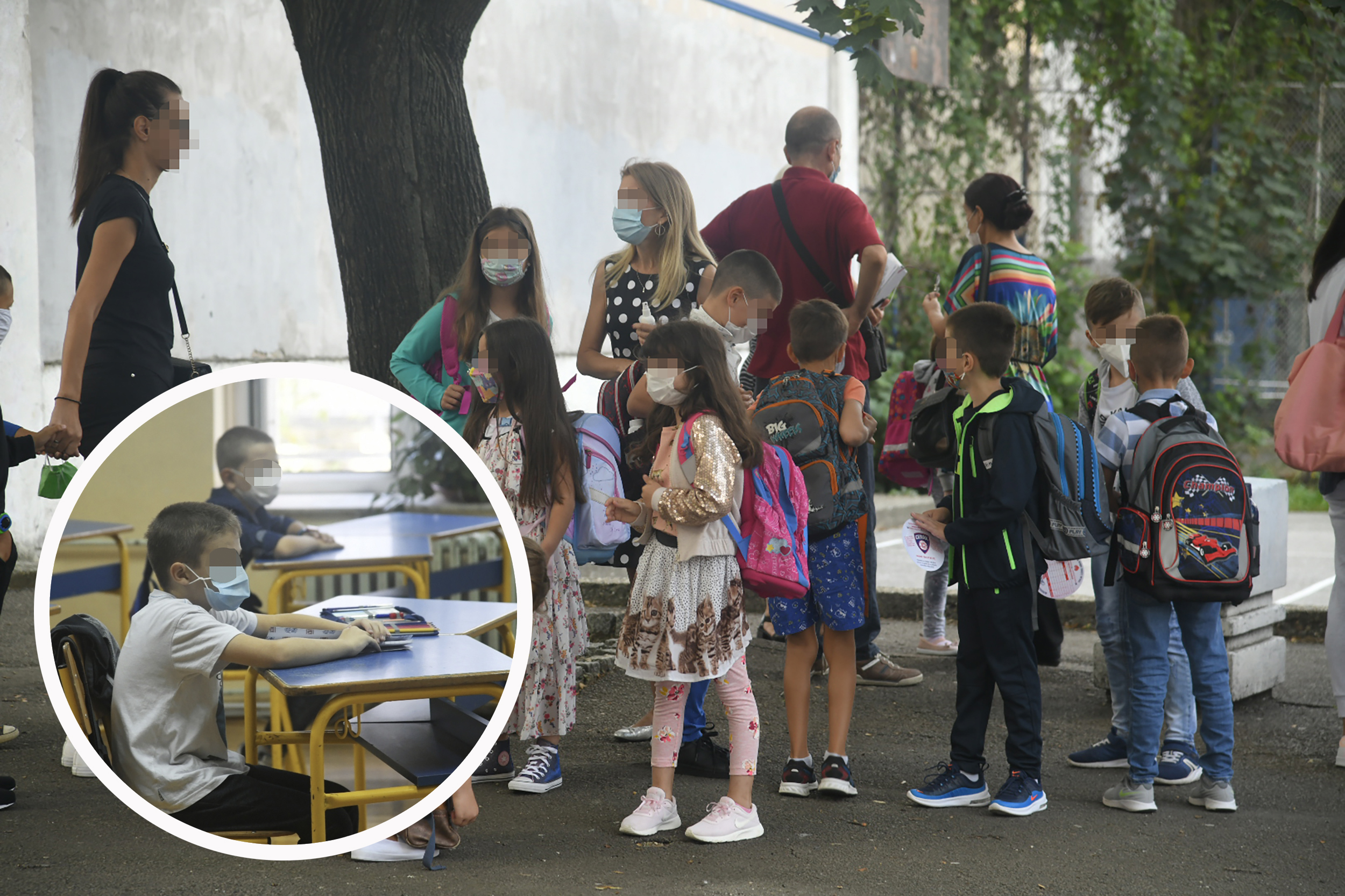 deca, djaci, korona, đaci, maske