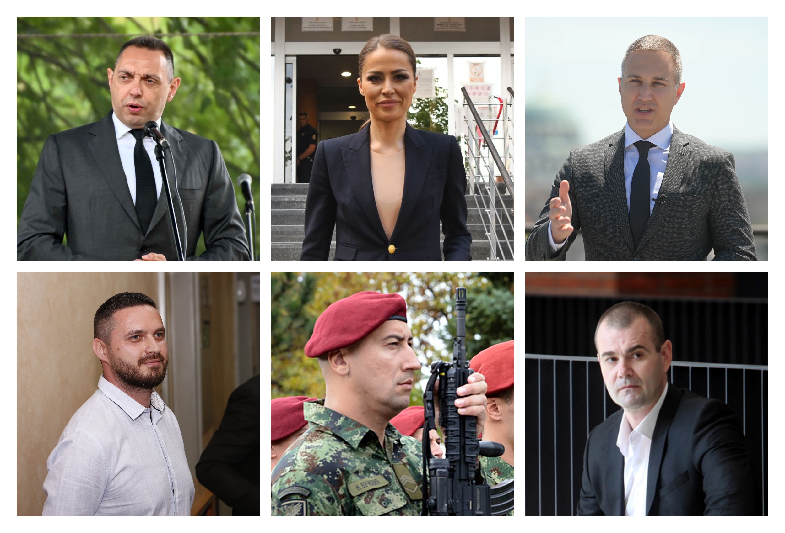 Aleksandar Vulin, Dijana Hrkalović, ,Nebojša Stefanović, Božidar Stolić , Nenad Vučković VUčko, Goran Papić kombo