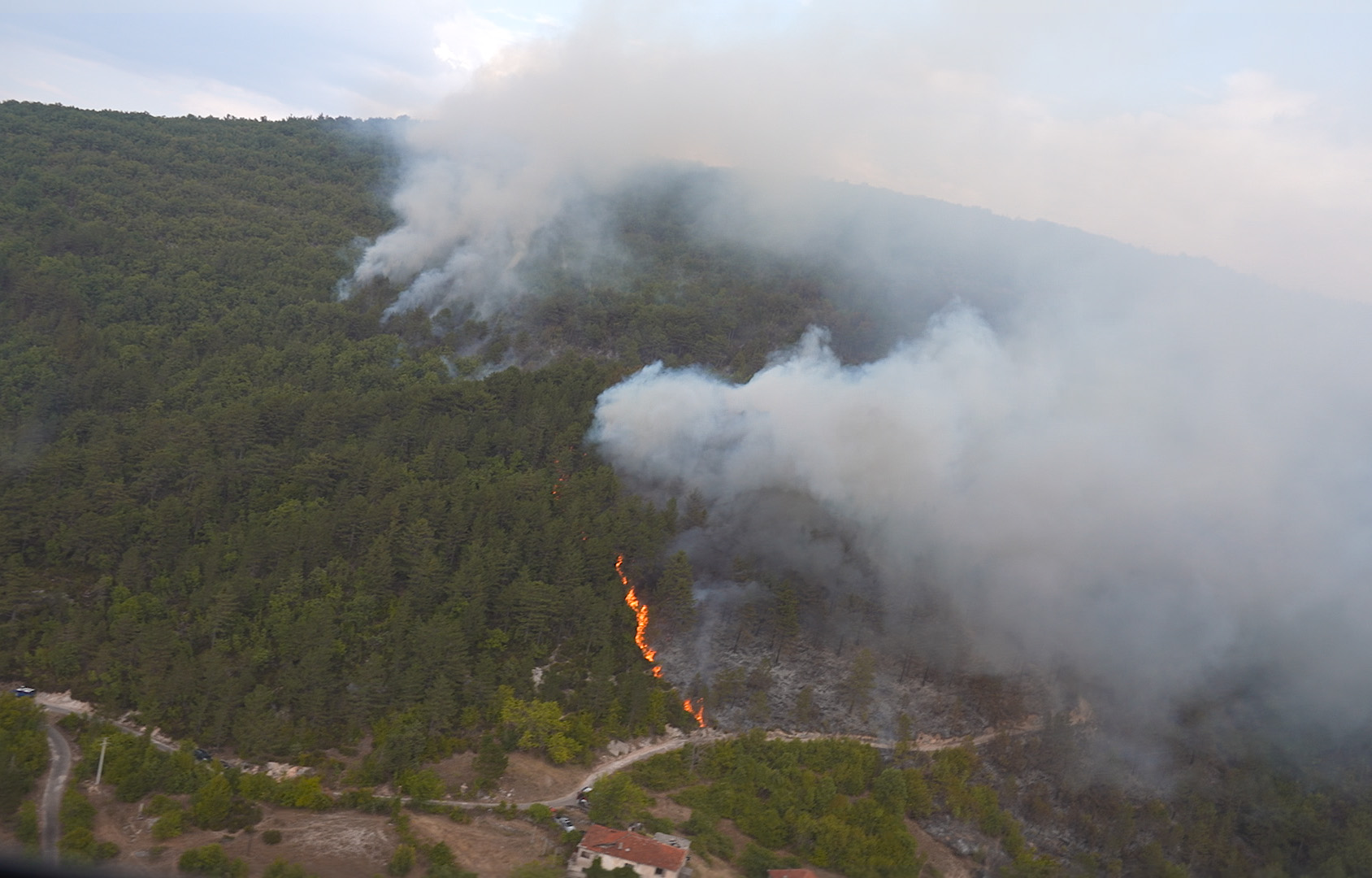POZAR U OKOLINO TREBINJA