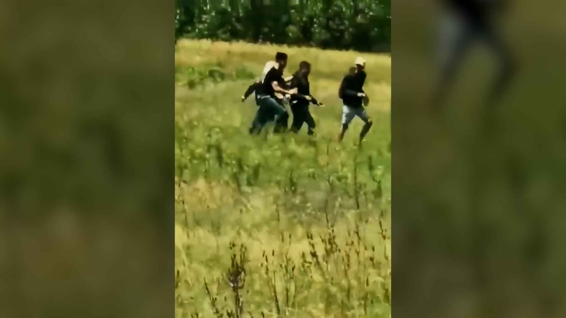 Snimak hapsenja migranata u Subotici