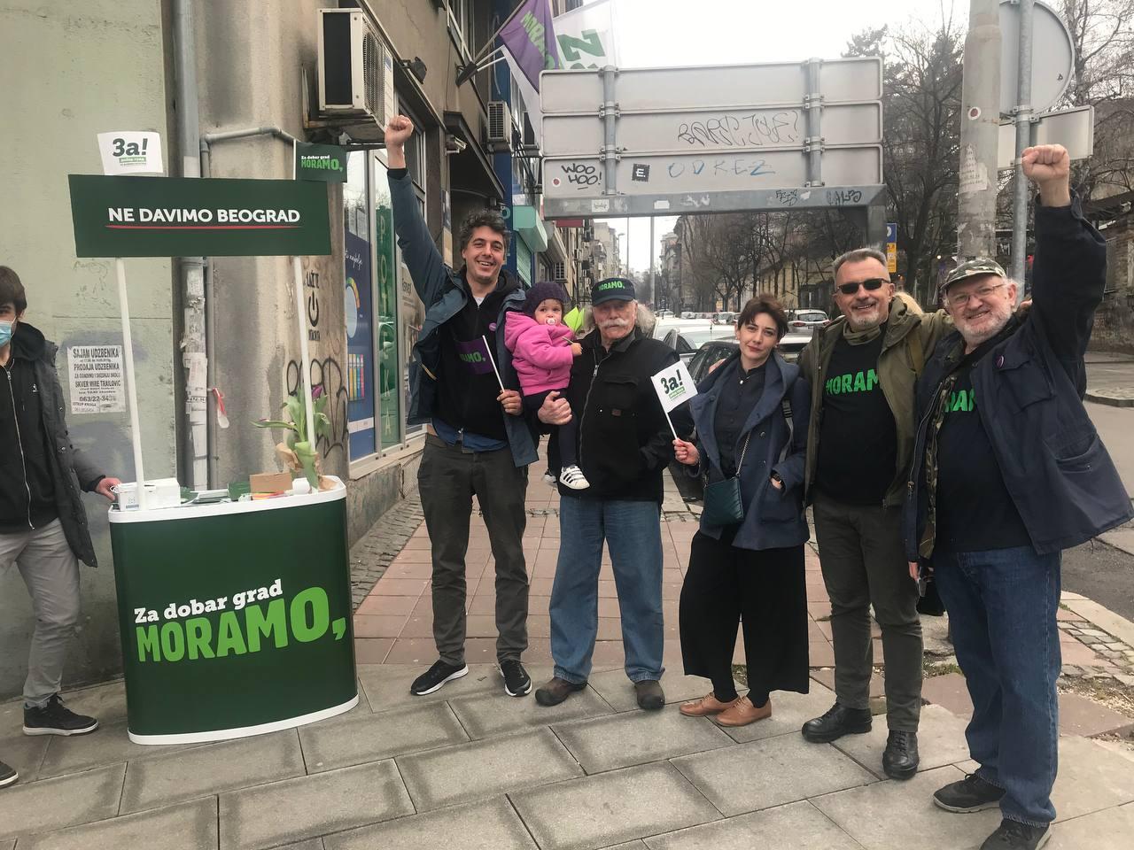 Prikupljanje potpisa koalicije Moramo, Poslao Danilo