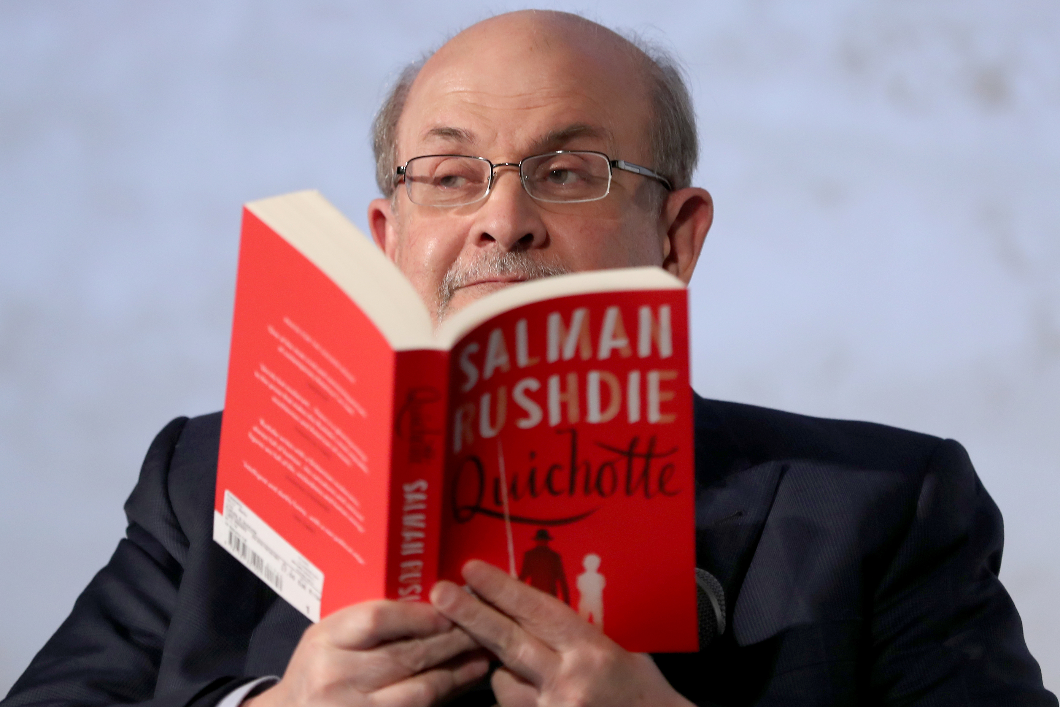 Salman Rushdie presents new book Quichotte in Berlin