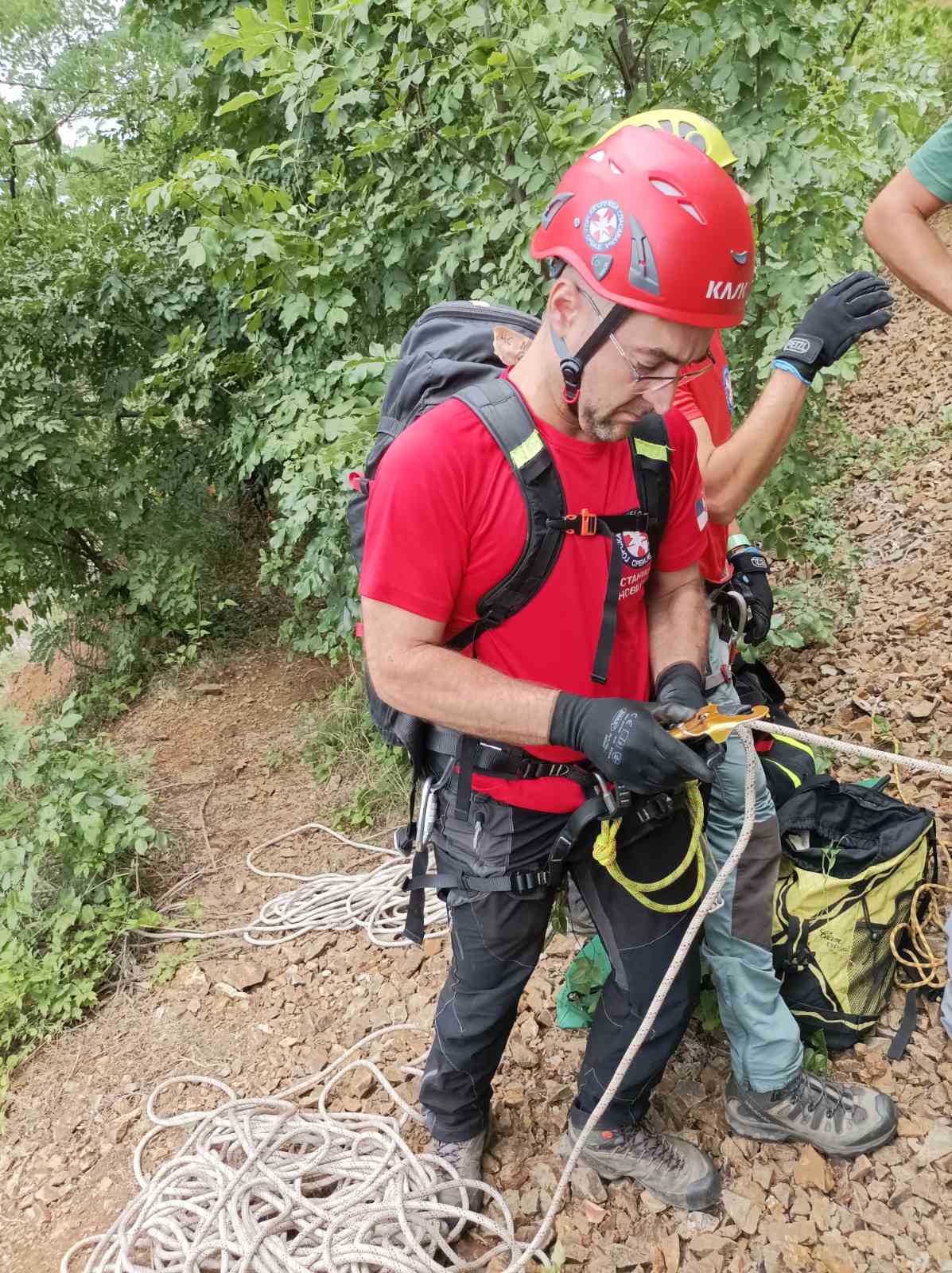 Fruška Gora 09.07.2022. Gorska služba spasavanja, spašavanje, oprema Foto: Nova.rs