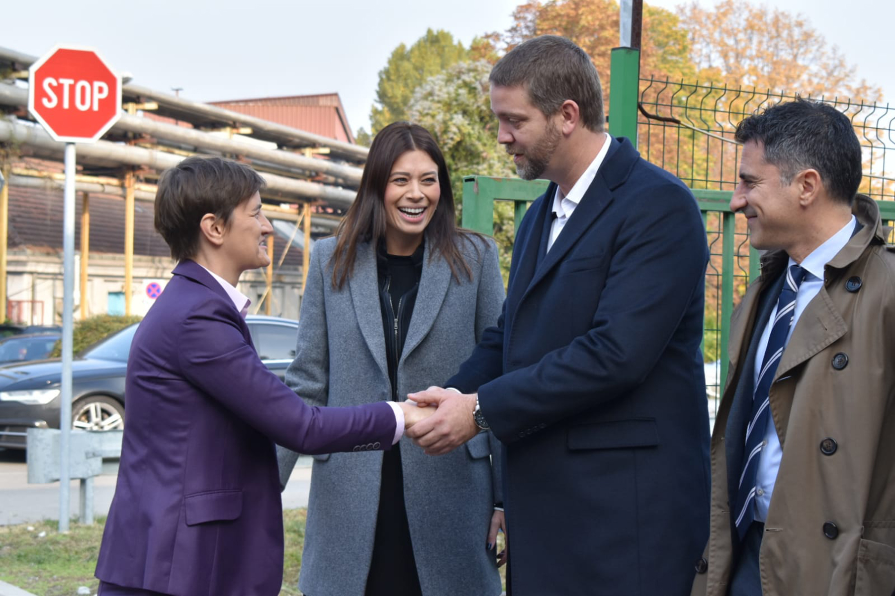 vujovć brnabić nikola dašić kragujevac 27.10.2021  modernizacija elektrane i sanacija pepelista  irena vujović