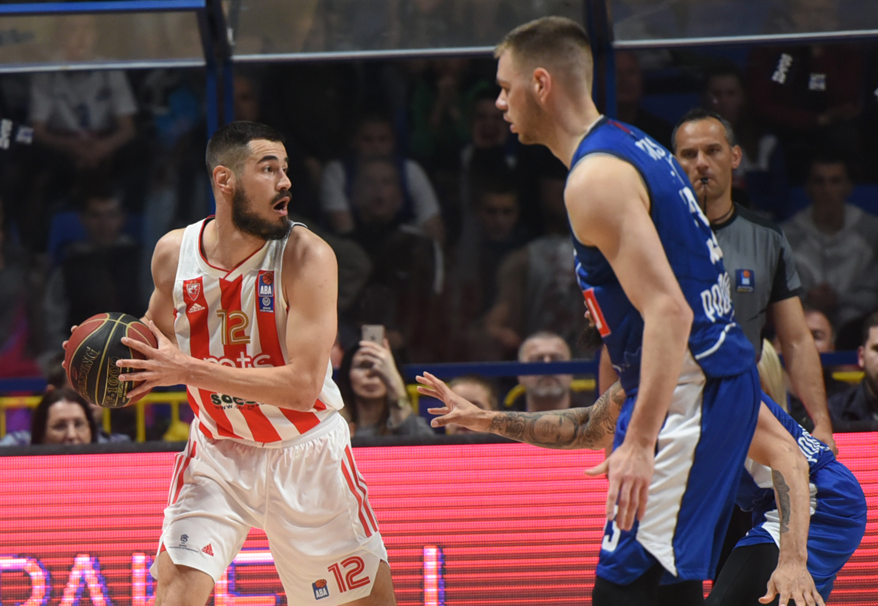 Crvena Zvezda, Budućnost, košarka, utakmica Foto: Budućnost VOLI/Aba Liga/aba-liga.com