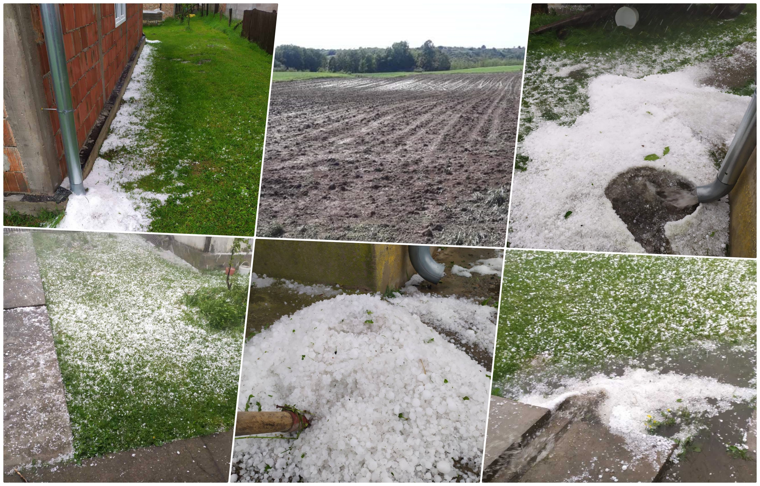 Aranđelovac 16.06.2022 Padavina, grad, grad-led Grad, nepogoda, velika steta poljoprivredi, Arandjelovac