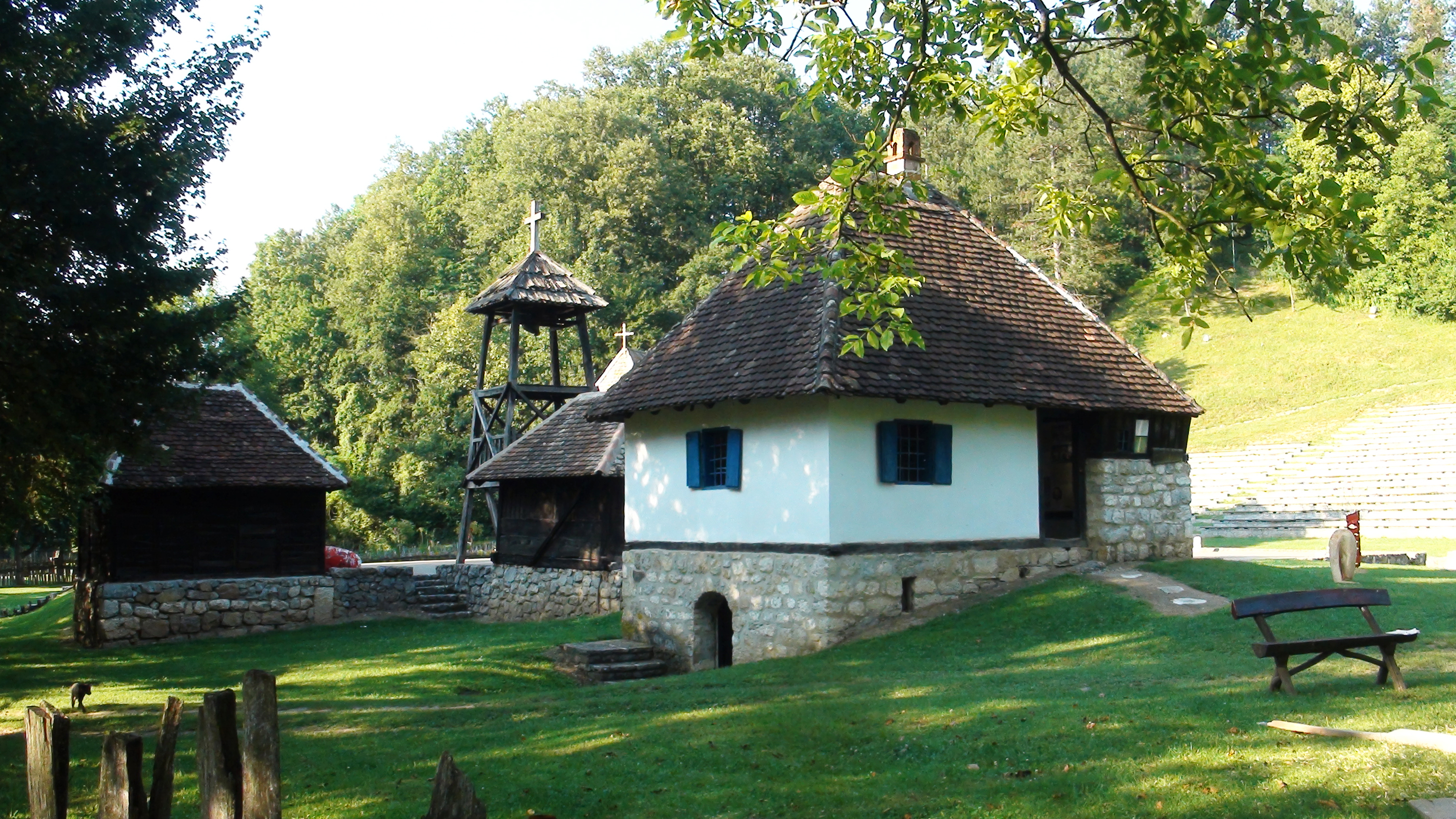Trsic,,Loznica/serbia,-,7/20/2019:,Wooden,Ethno,House,In,Trsic,Willage,