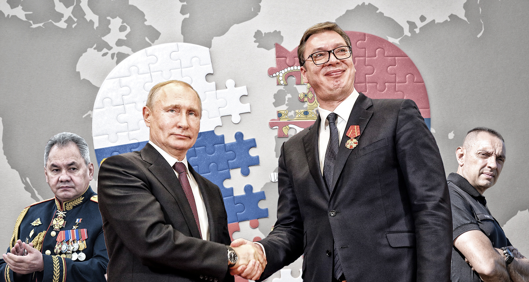 Šojgu, Vulin, Putin i Vučić