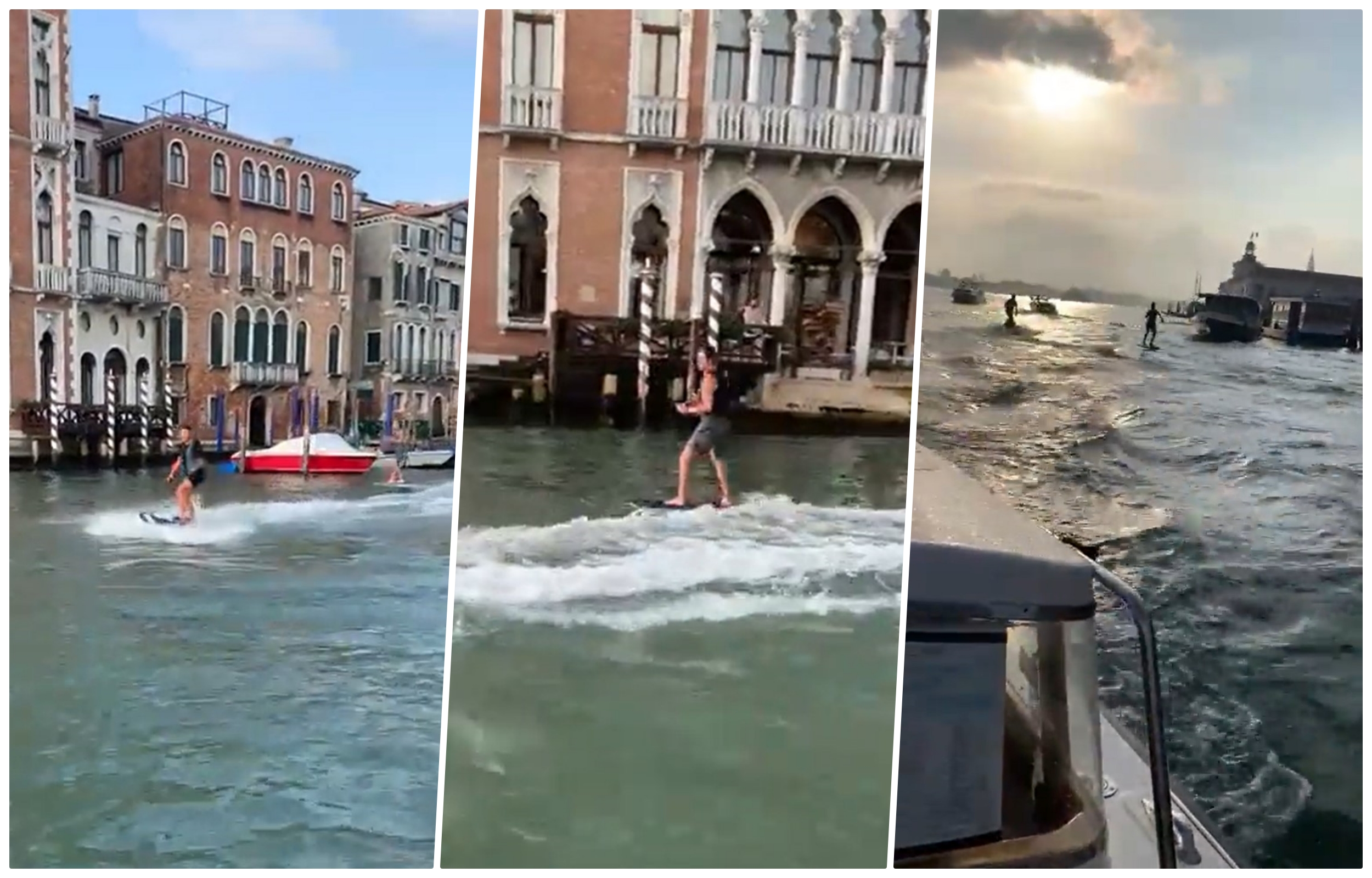 italija, skijanje na vodi, Italija, Venecija