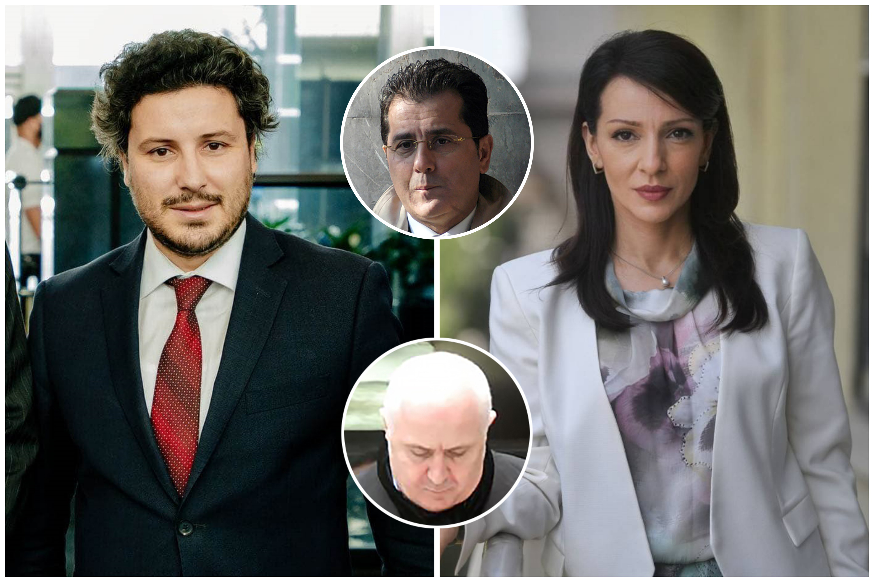 Dritan Abazović, Marinika Tepić, Beba Popović i Aco Djukanović, kombo