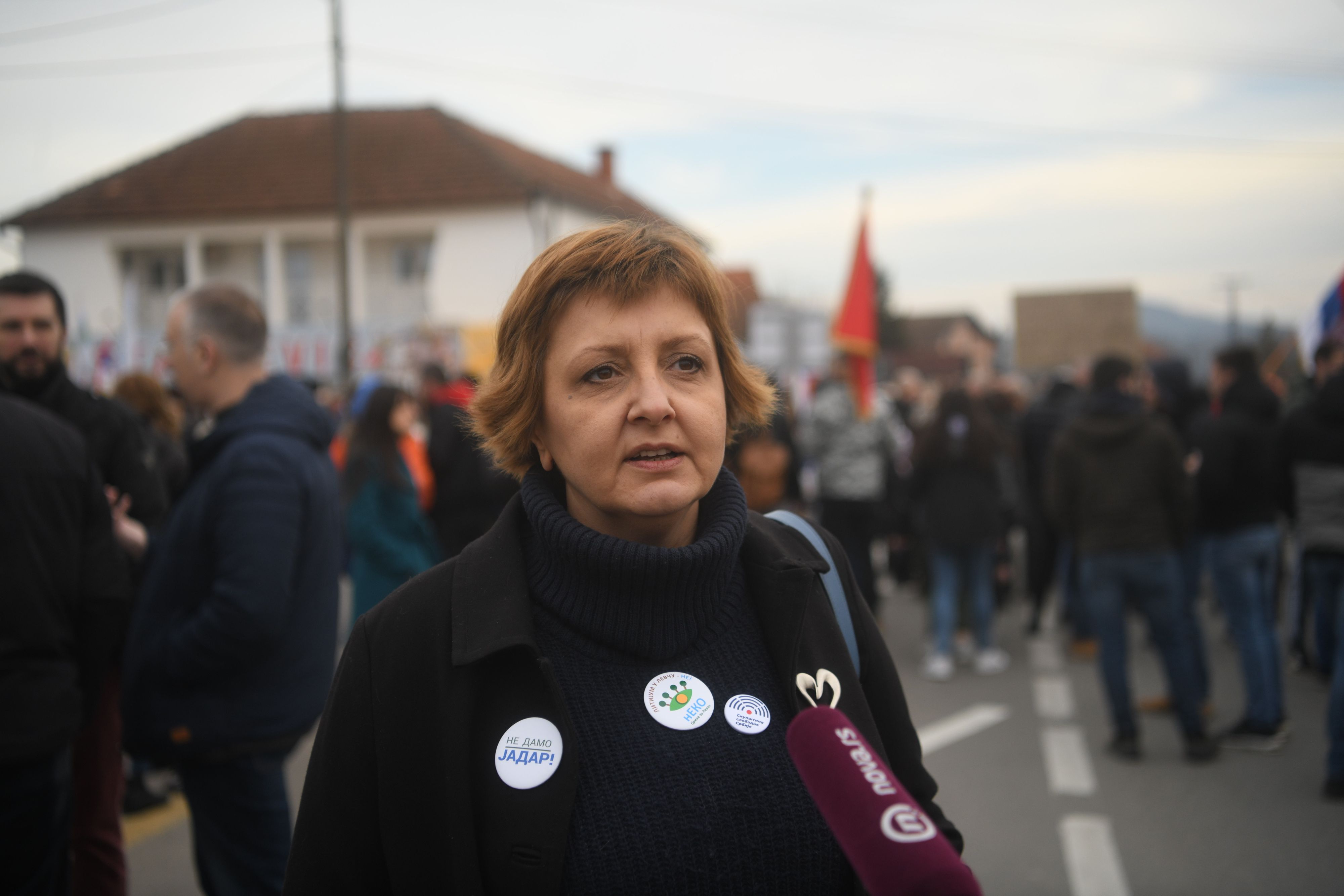 Gornje Nedeljice 02. januar 2022. Protest blokada Rio Tinto ekoloski protest Foto:Filip Krainčanić/Nova.rs